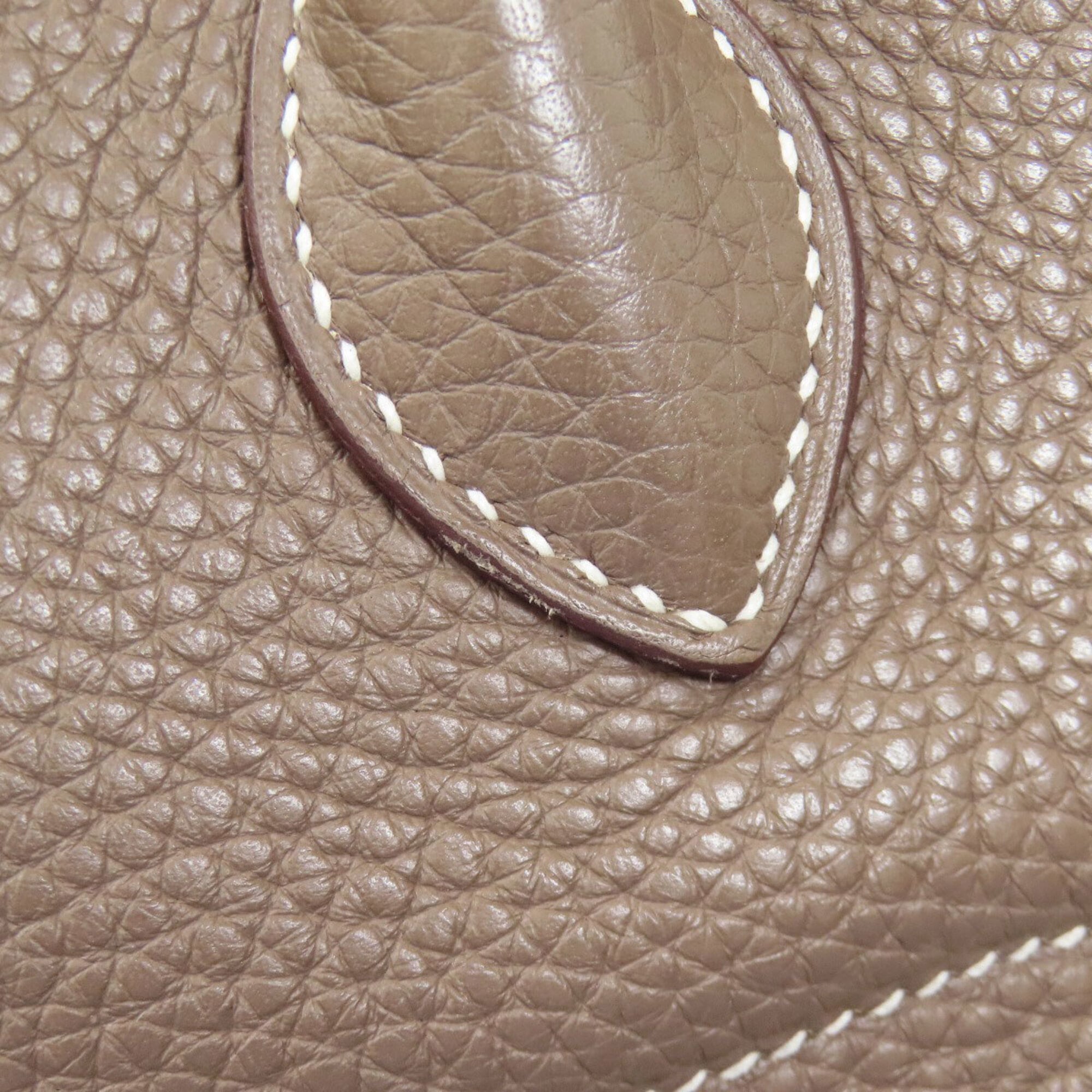 Hermes Bolide Etoupe Gray Handbag (Pre-Owned)