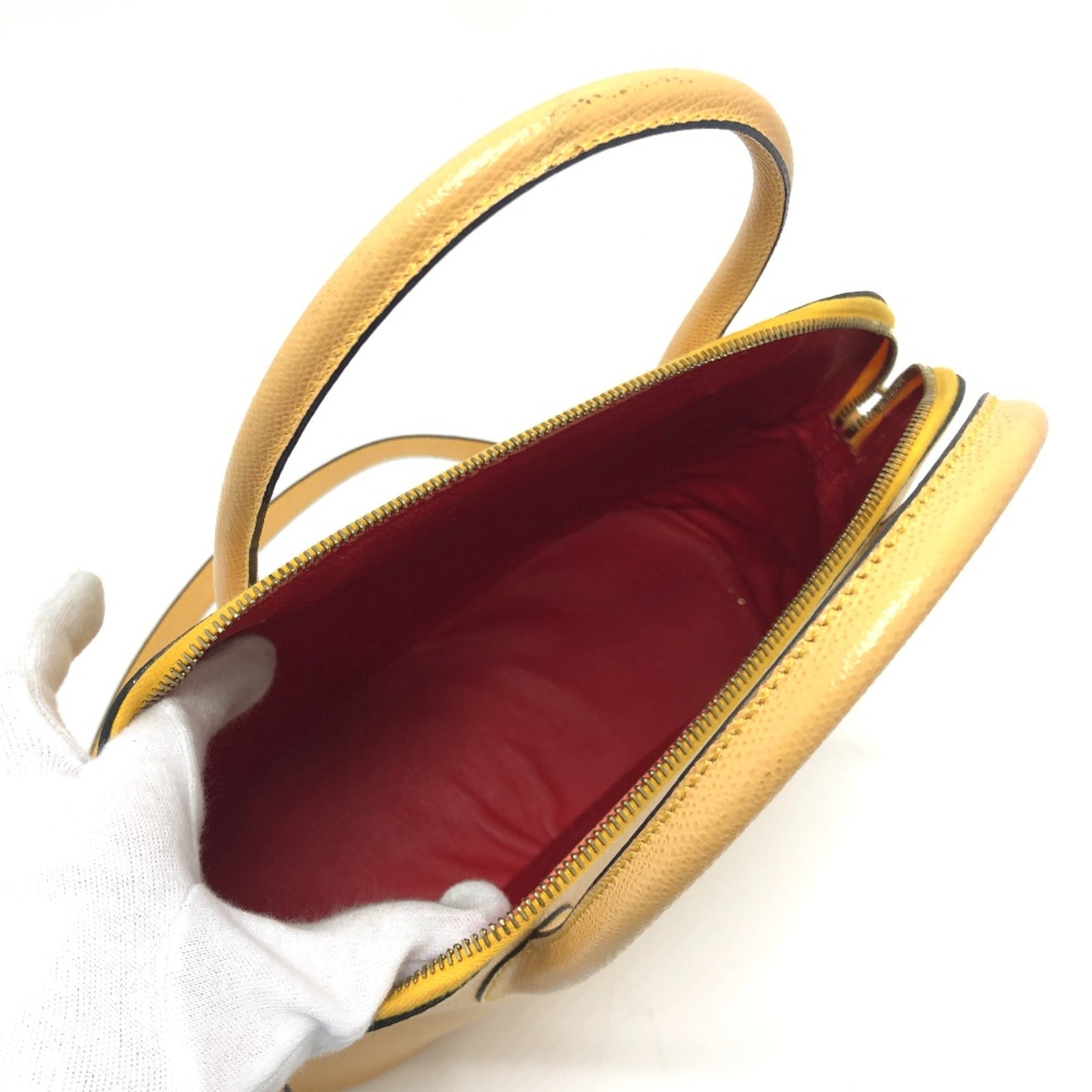 Celine Yellow Leather Shoulder Bag (Pre-Owned)