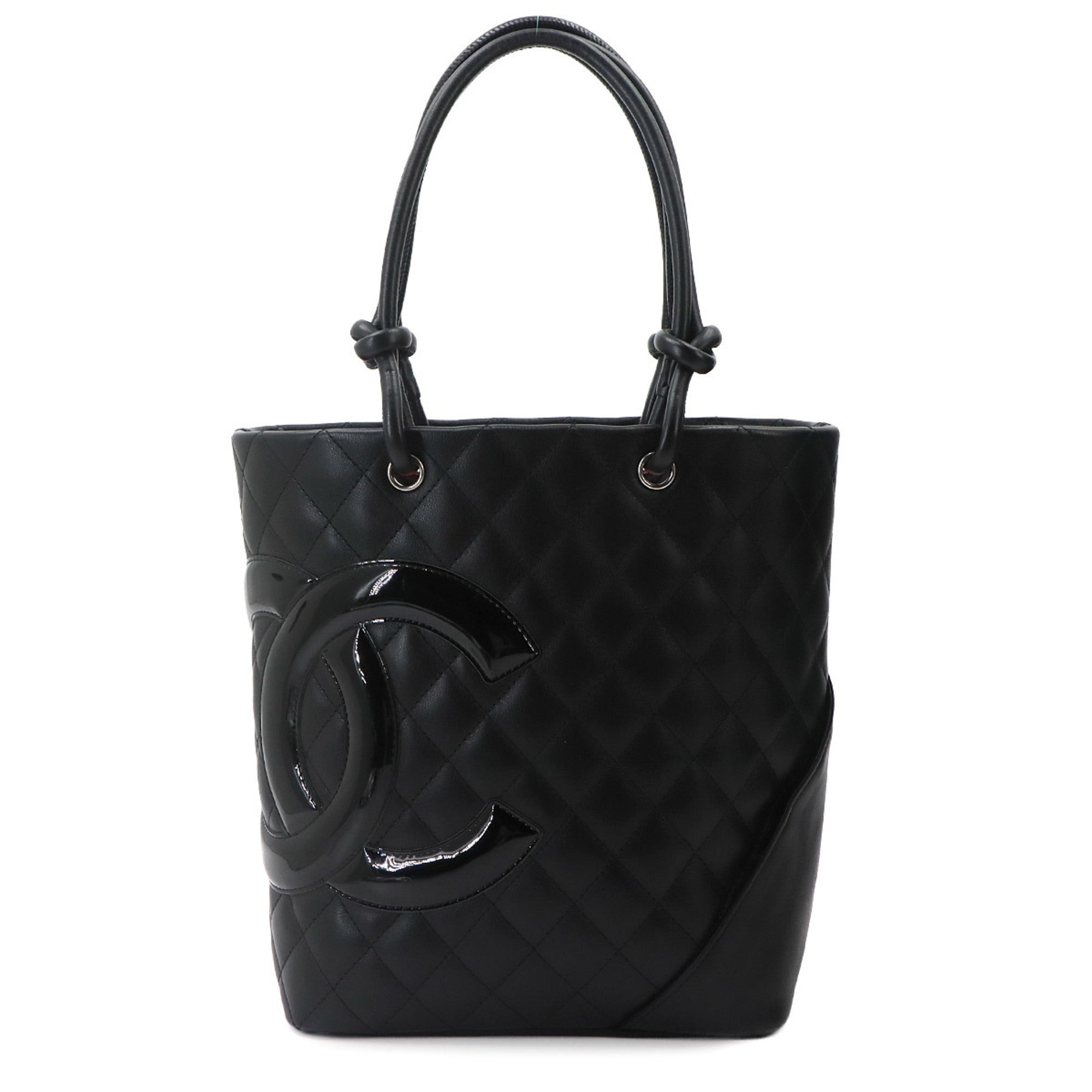 Chanel Black Cambon Ligne Handbag Tote Bag (Pre-Owned)