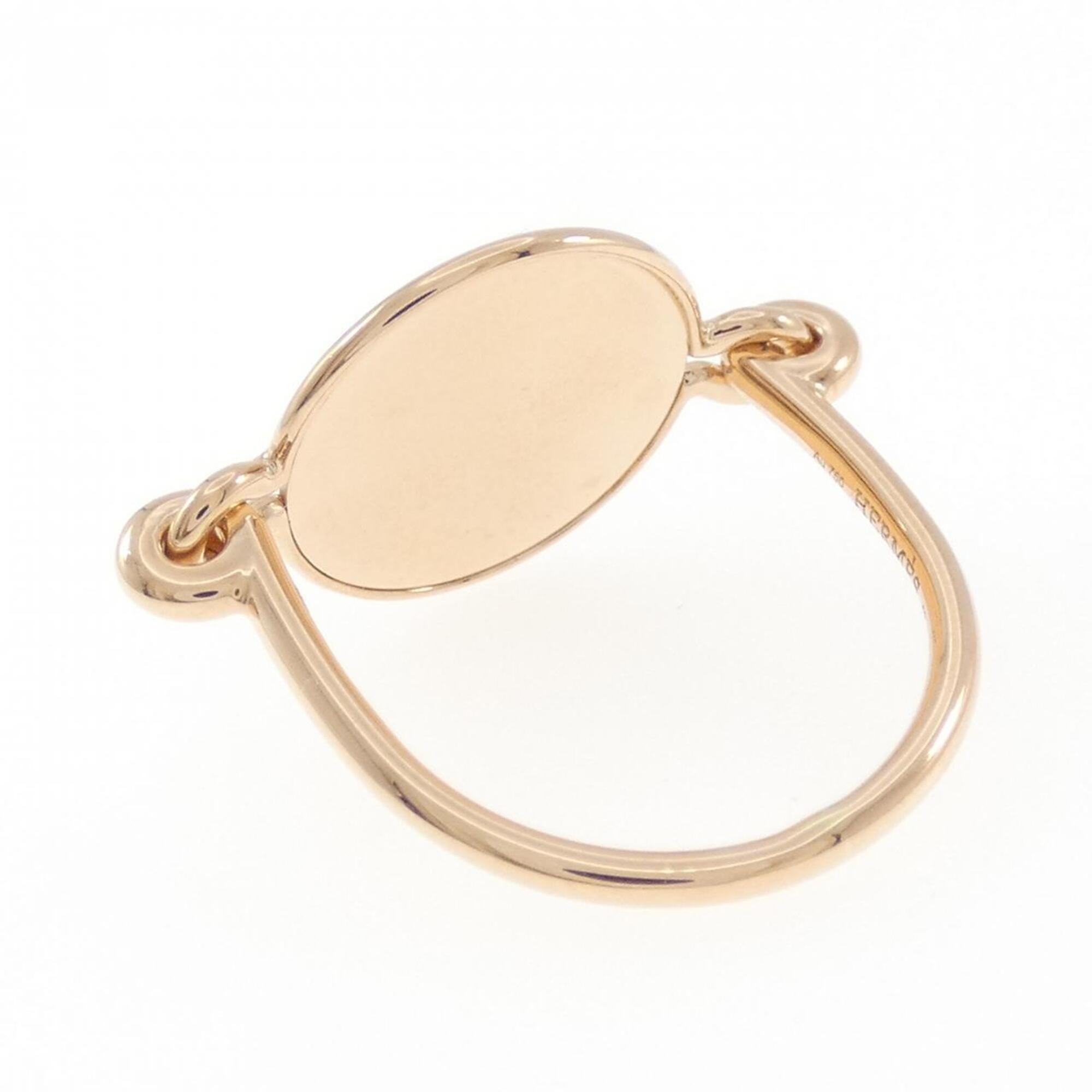 Hermes Pink Gold (18K) Band Ring (Pre-Owned)