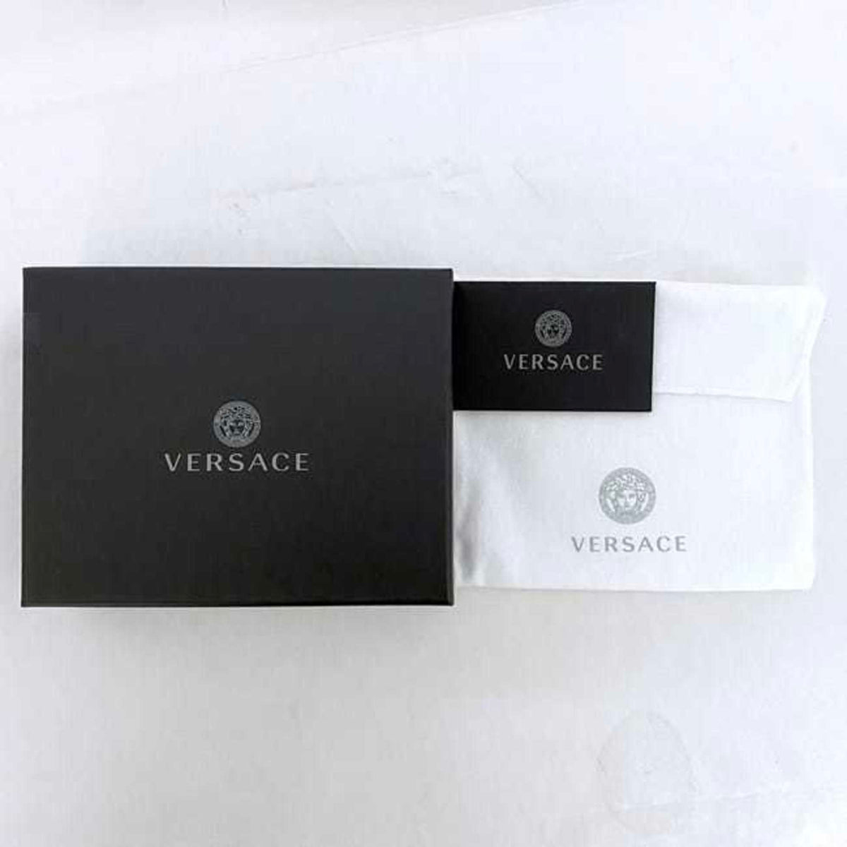 Versace Yellow Leather Coin Purse/Coin Case (Pre-Owned)