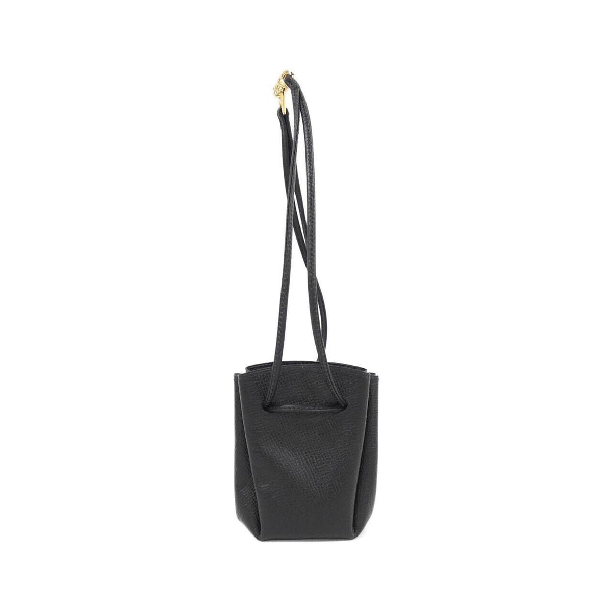 Hermes Black Courchevel Leather Handbag Pouch (Pre-Owned)