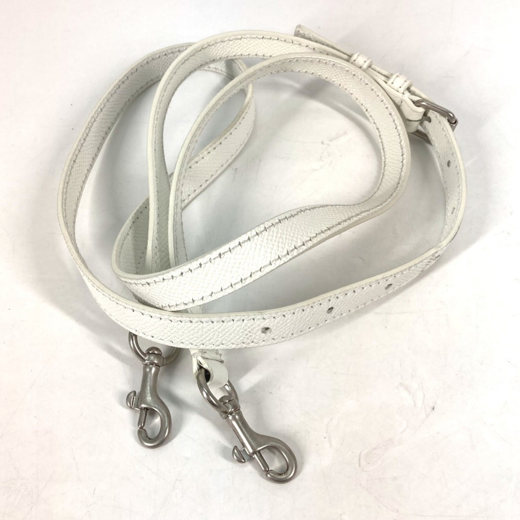 Balenciaga Black White Leather Handbag Shoulder Bag Tote Bag (Pre-Owned)