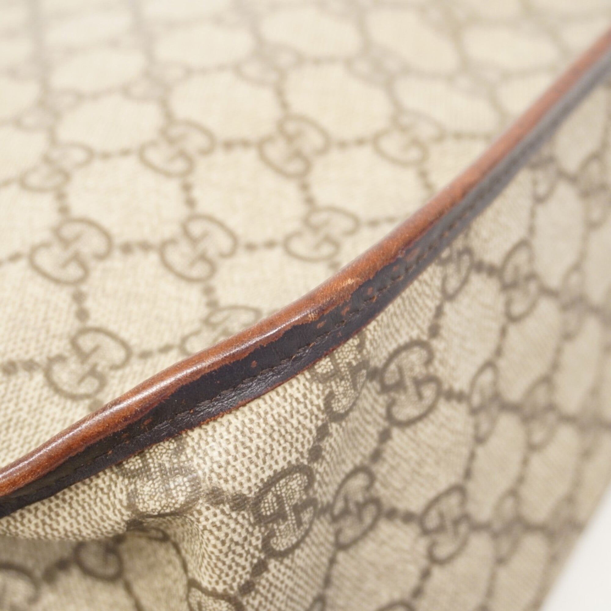Gucci Brown Pvc Shoulder Bag (Pre-Owned)