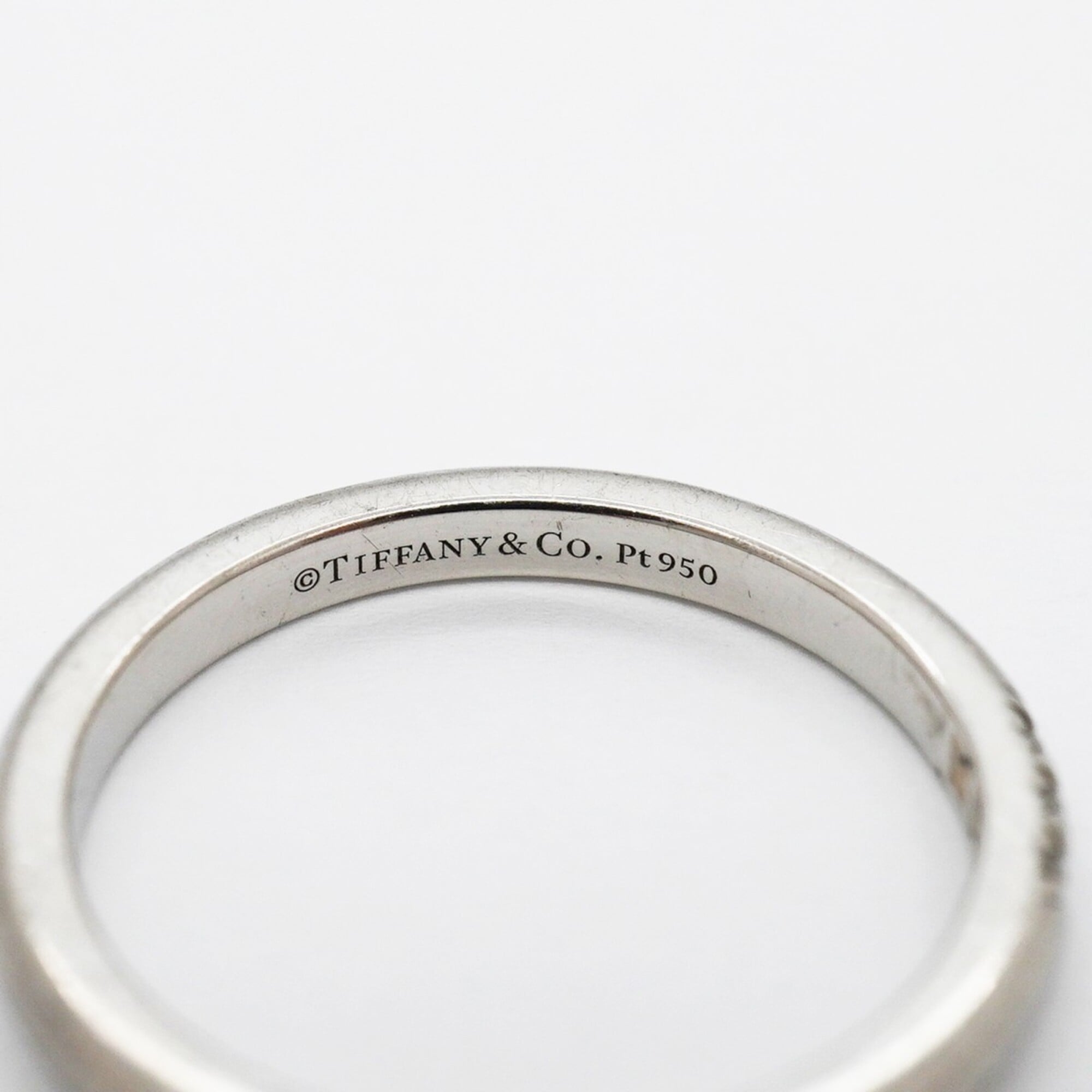 Tiffany Platinum 950 Band Ring (Pre-Owned)