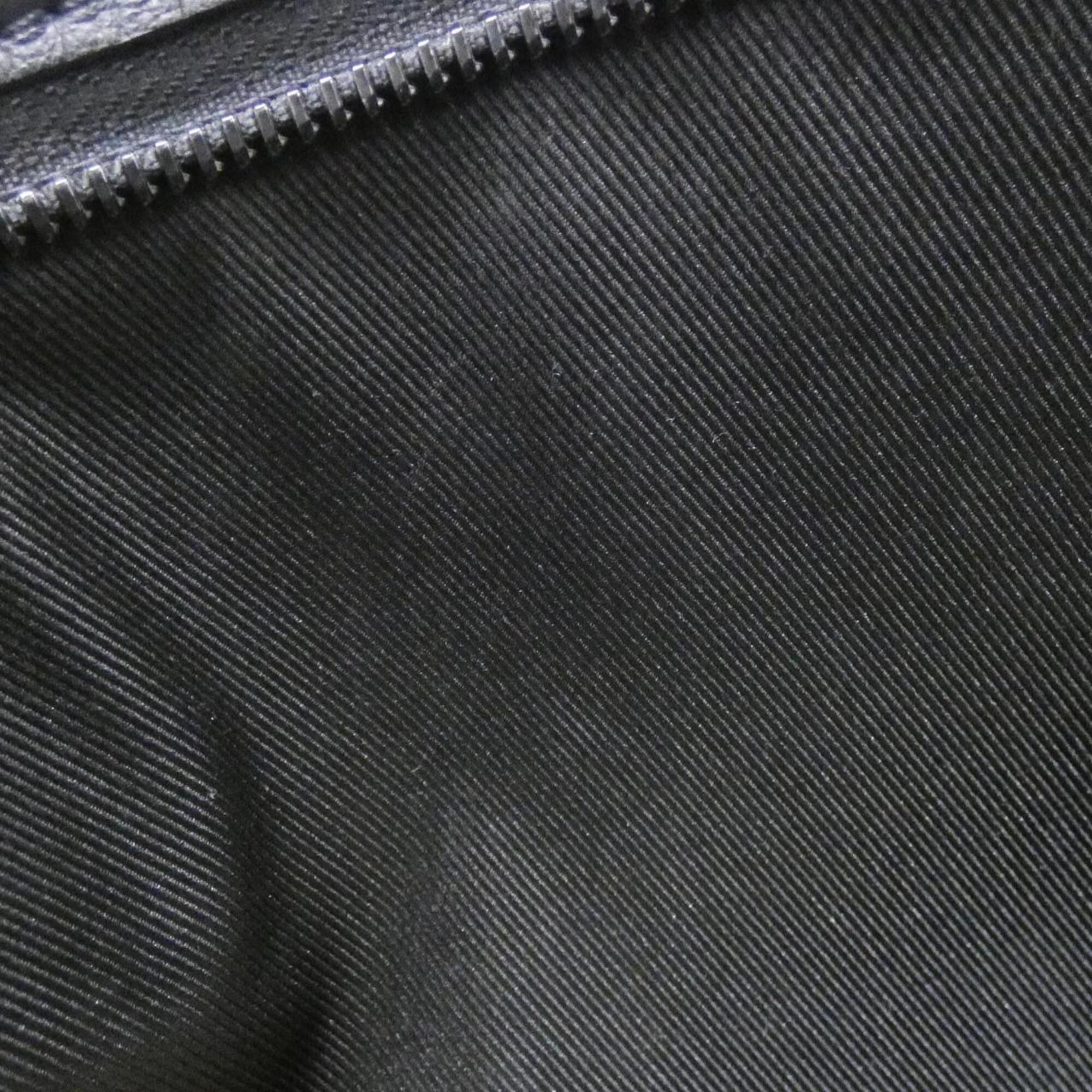 Louis Vuitton Black Leather Shoulder Bag (Pre-Owned)