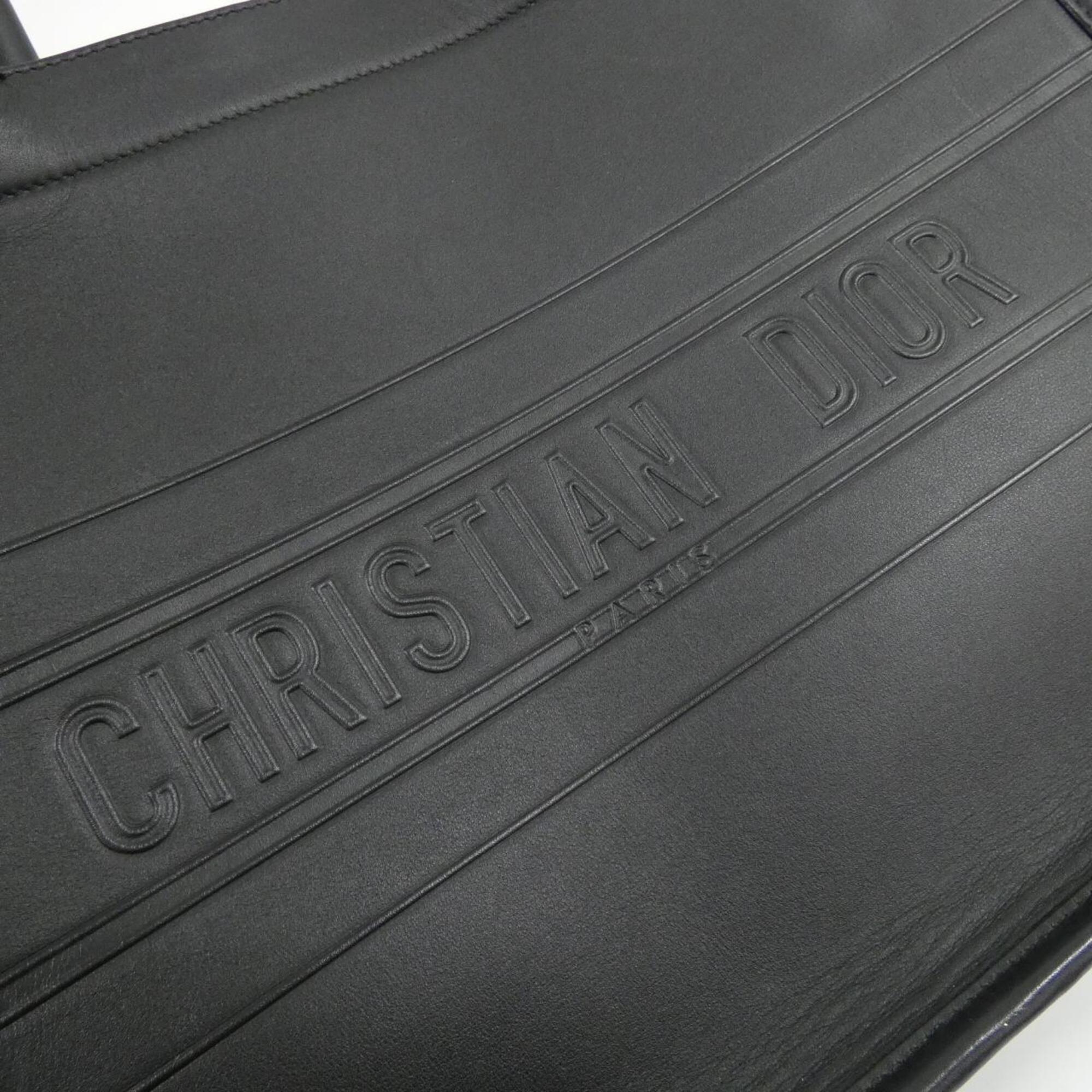 Christian Dior Black Leather Handbag (Pre-Owned)