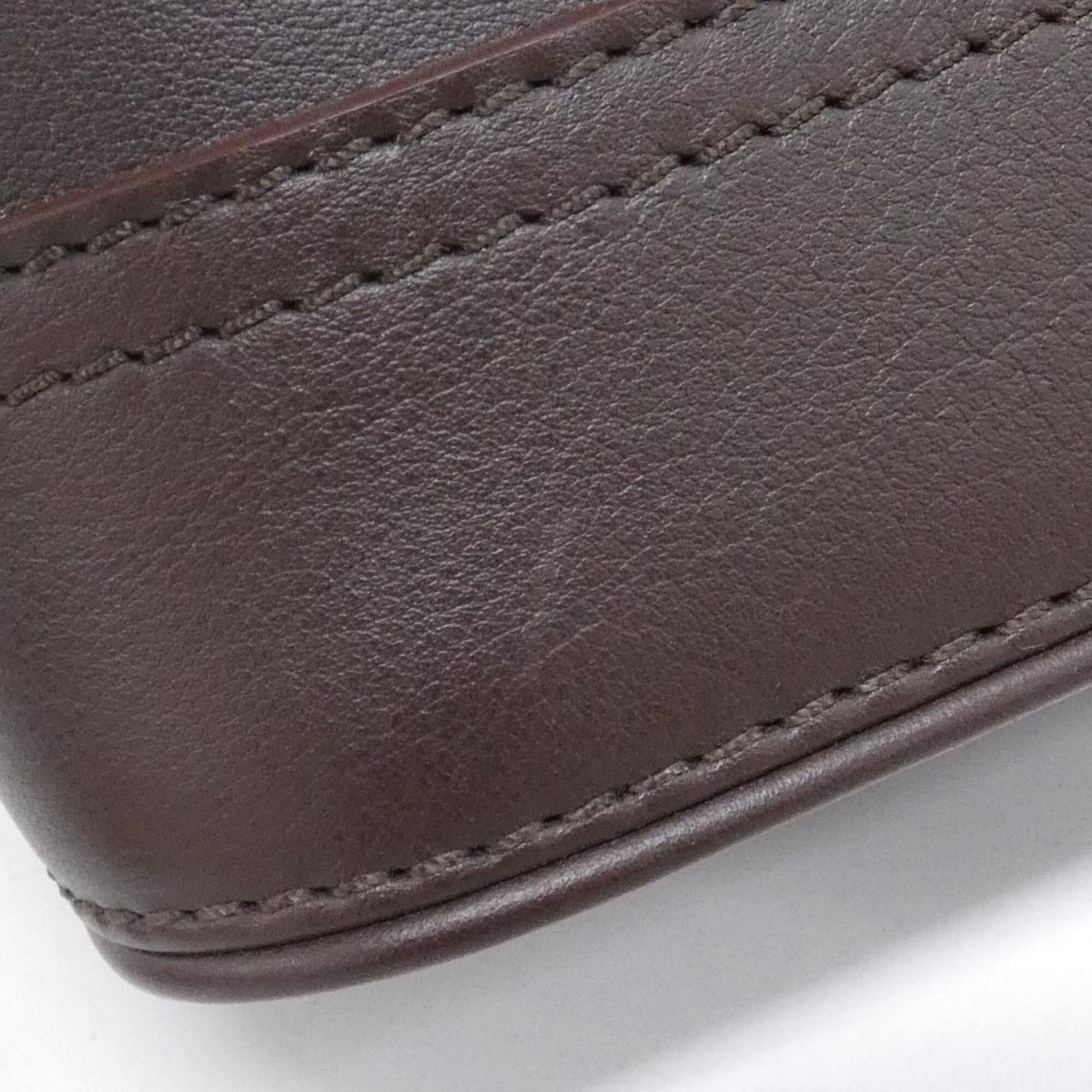 Louis Vuitton Brown Leather Handbag (Pre-Owned)