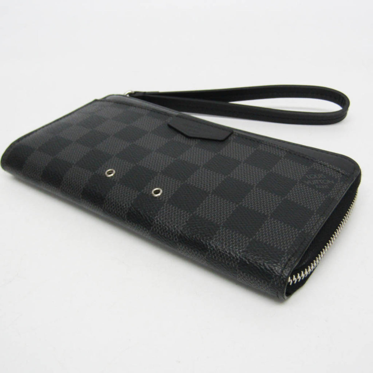 Louis Vuitton Damier Graphite Black Damier Graphite Long Wallet (Bi-Fold) (Pre-Owned)