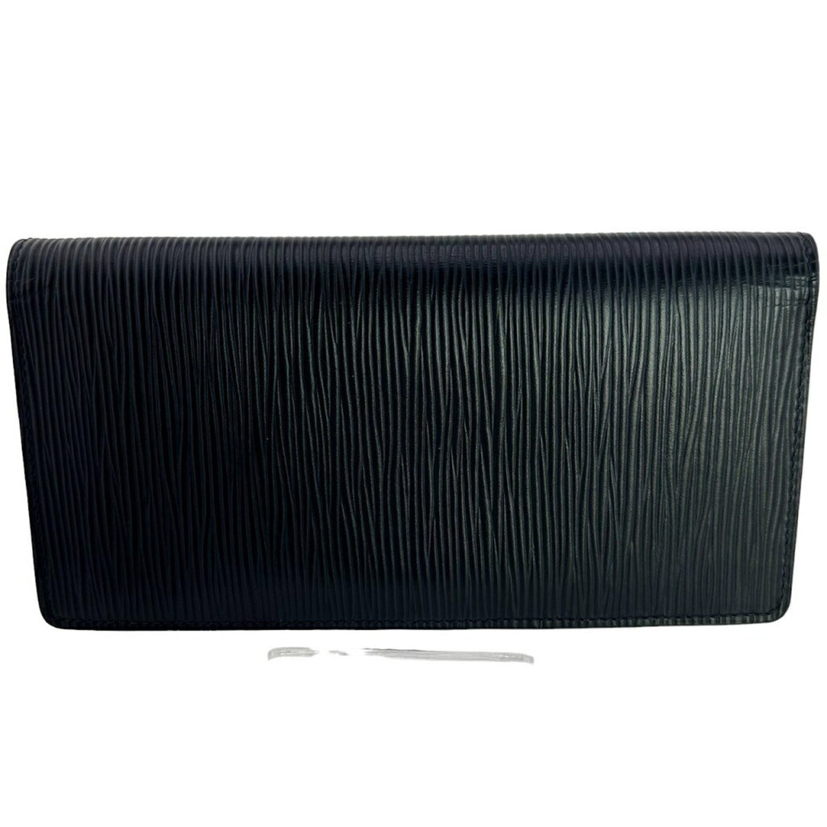 Louis Vuitton Noir Epi Leather Long Wallet (Bi-Fold) (Pre-Owned)