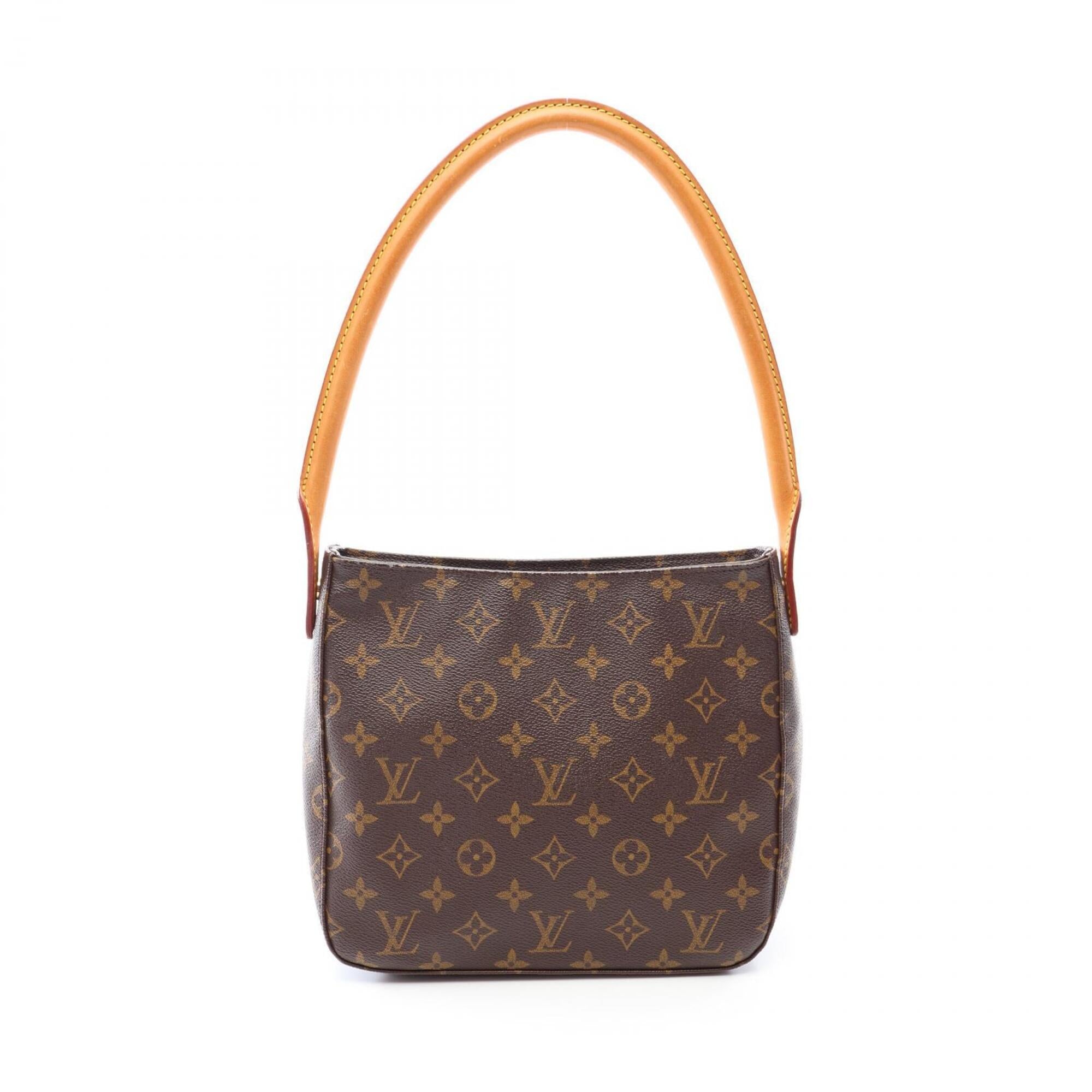 Louis Vuitton Brown Monogram Monogram Leather Handbag Shoulder Bag (Pre-Owned)