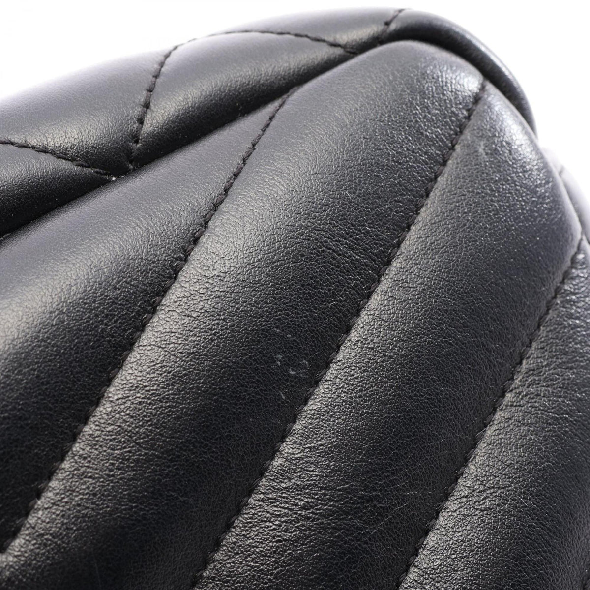 Saint Laurent Black Leather Handbag Shoulder Bag (Pre-Owned)