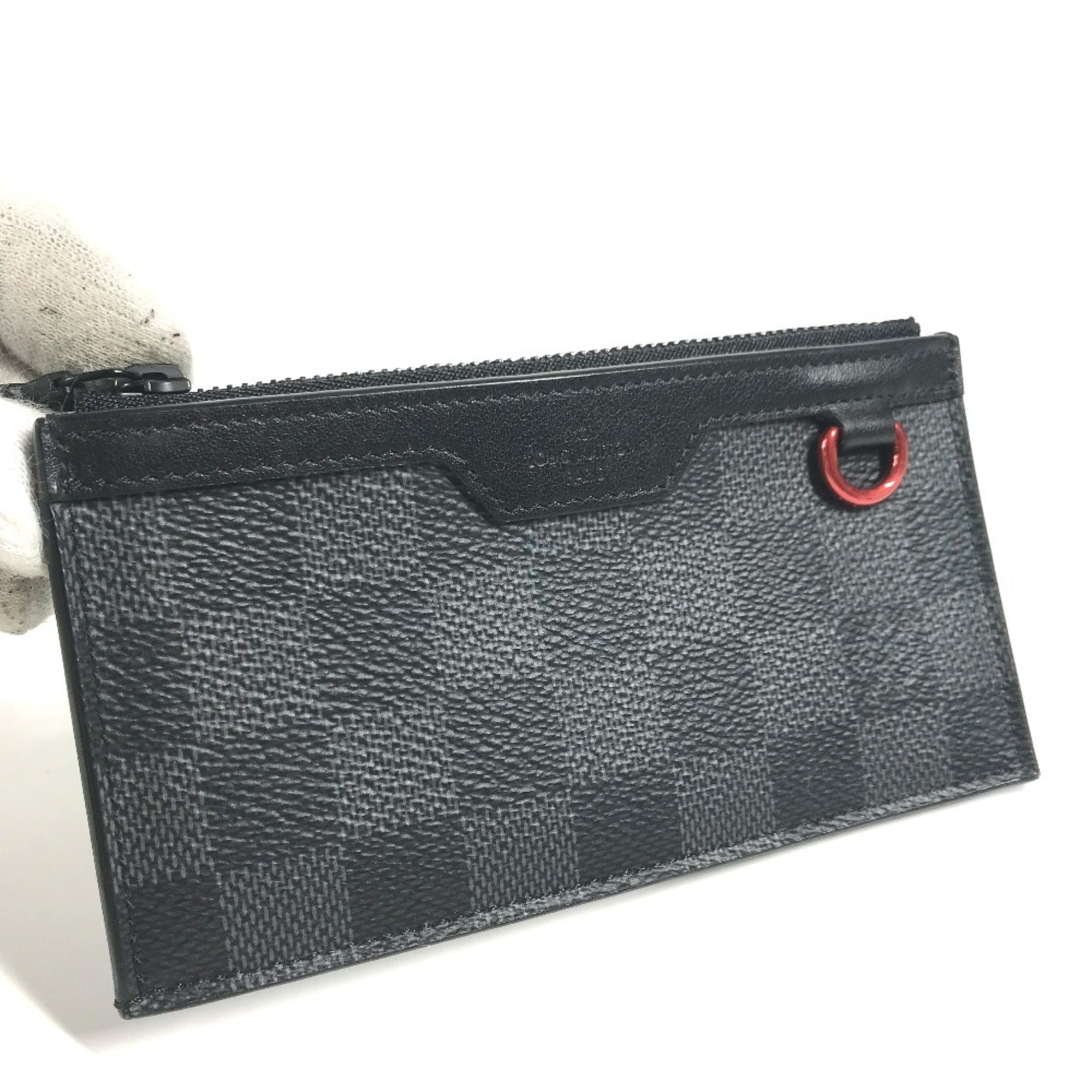 Louis Vuitton Damier Graphite Black Damier Graphite Coin Purse/Coin Case (Pre-Owned)