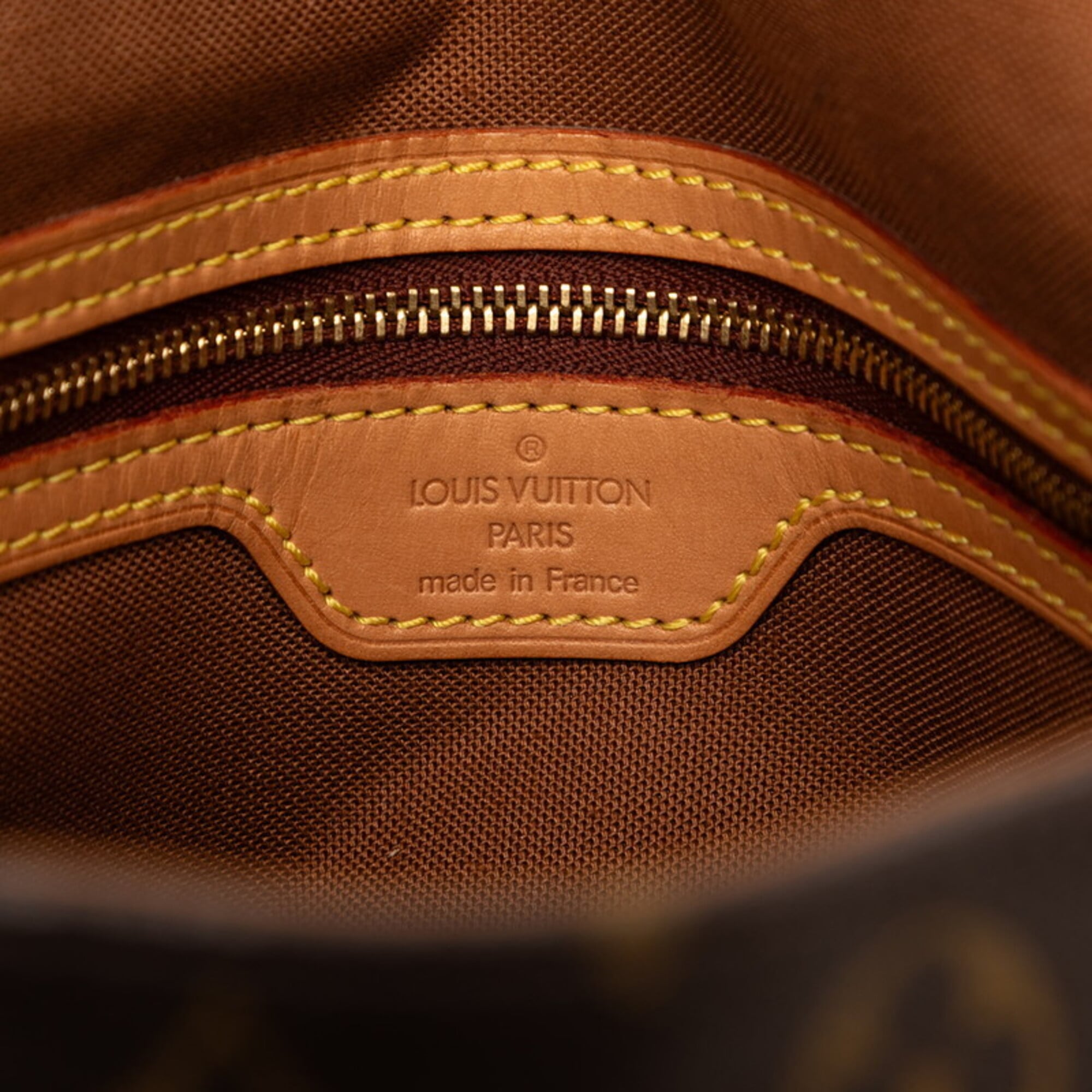Louis Vuitton Monogram Brown Pvc Leather Handbag Shoulder Bag (Pre-Owned)