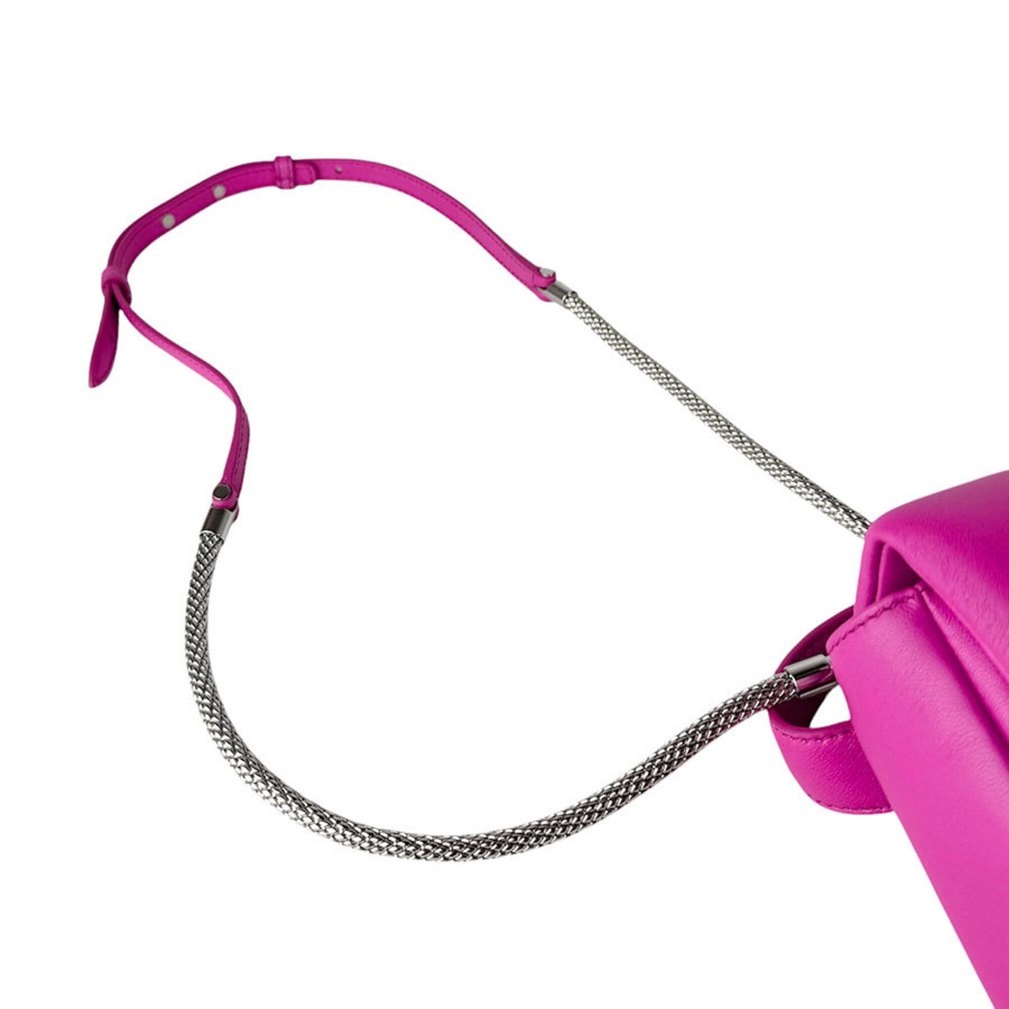 Bvlgari Pink Leather Fanny Pack Shoulder Bag (Pre-Owned)