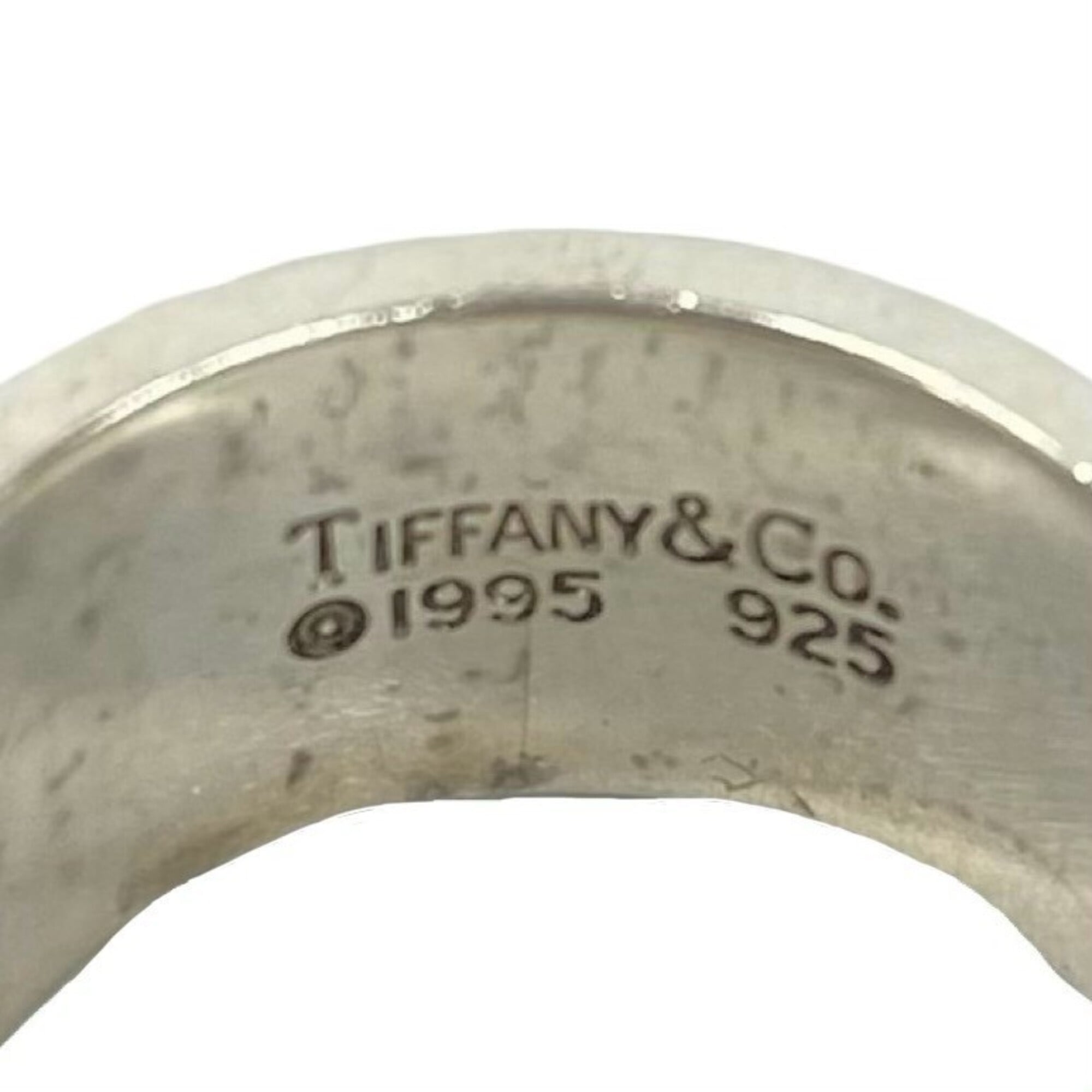 Tiffany Silver Silver 925 Band Ring (Pre-Owned)
