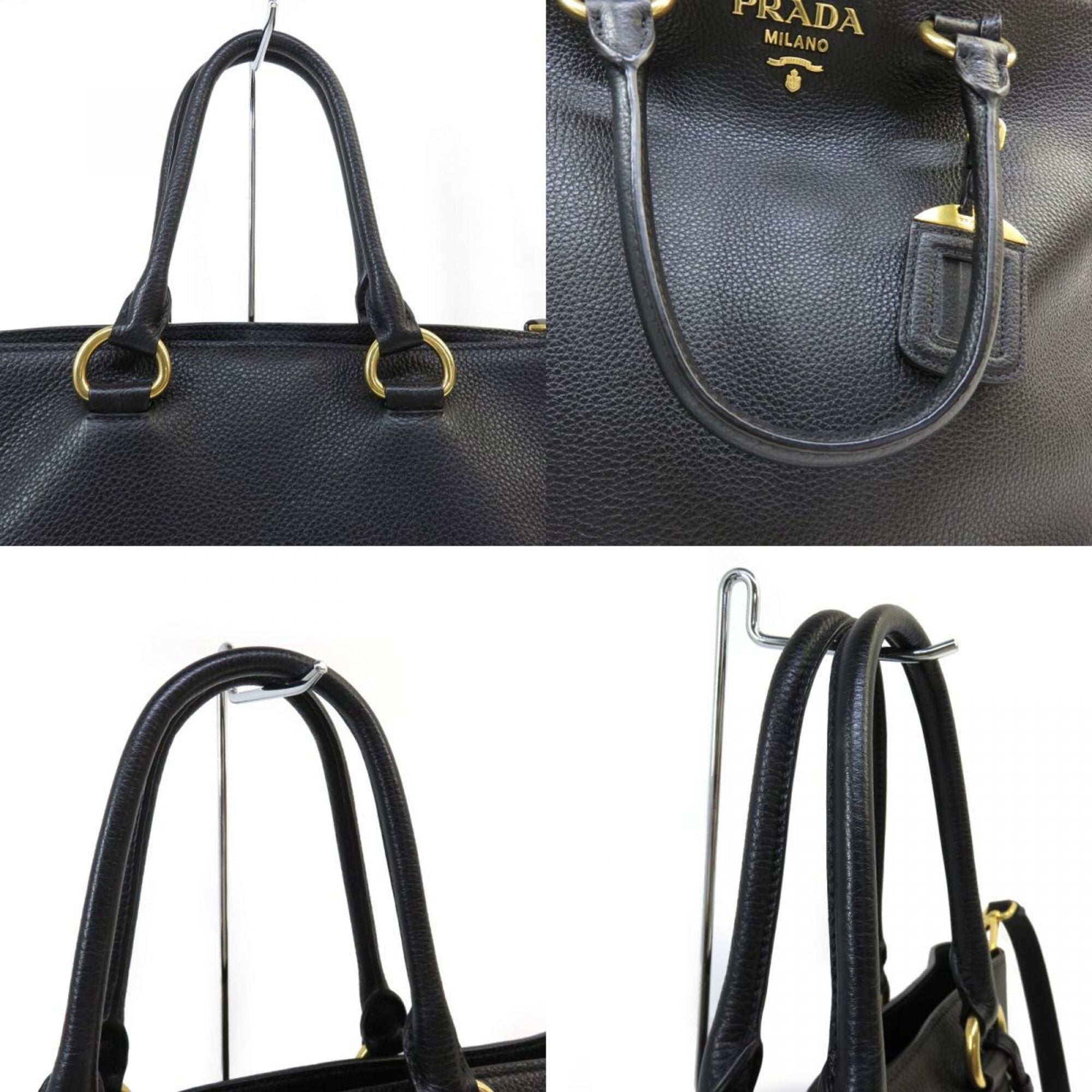 Prada Black Nero Shoulder Bag Tote Bag (Pre-Owned)