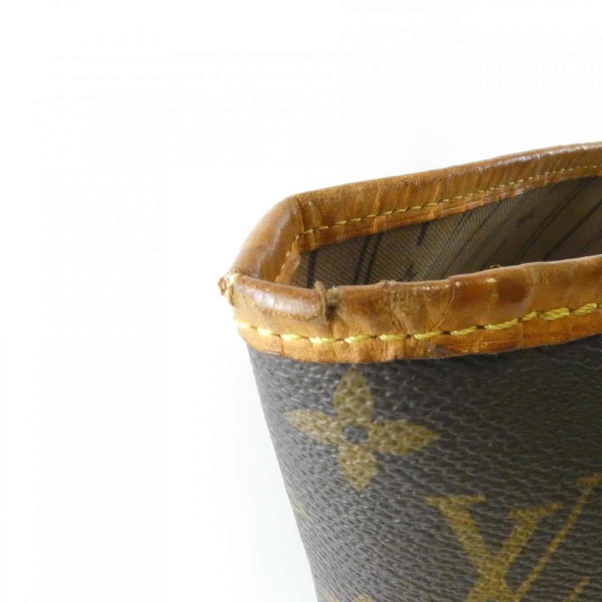 Louis Vuitton Monogram Marron Coated Canvas Handbag (Pre-Owned)