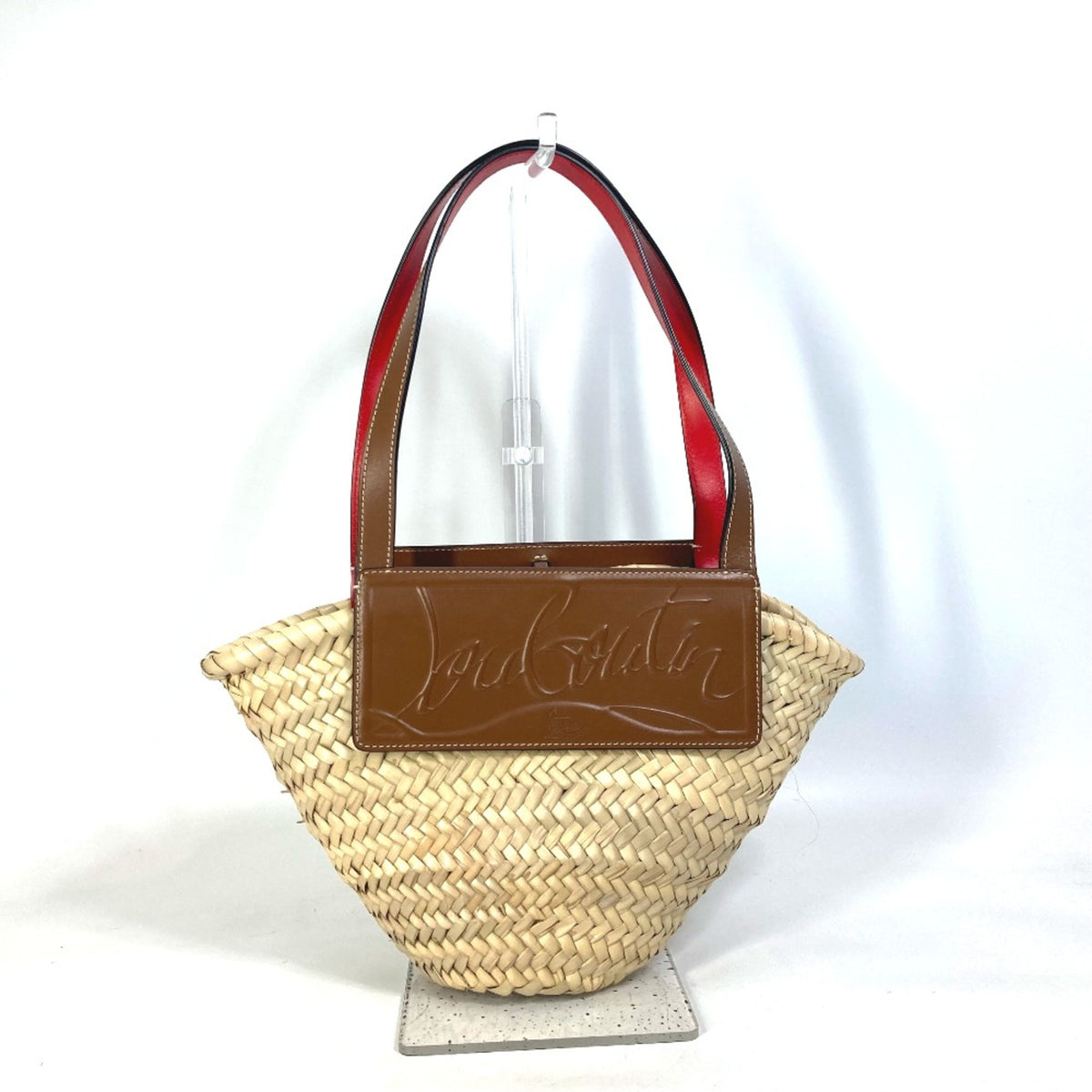 Christian Louboutin Beige Cloth Handbag (Pre-Owned)