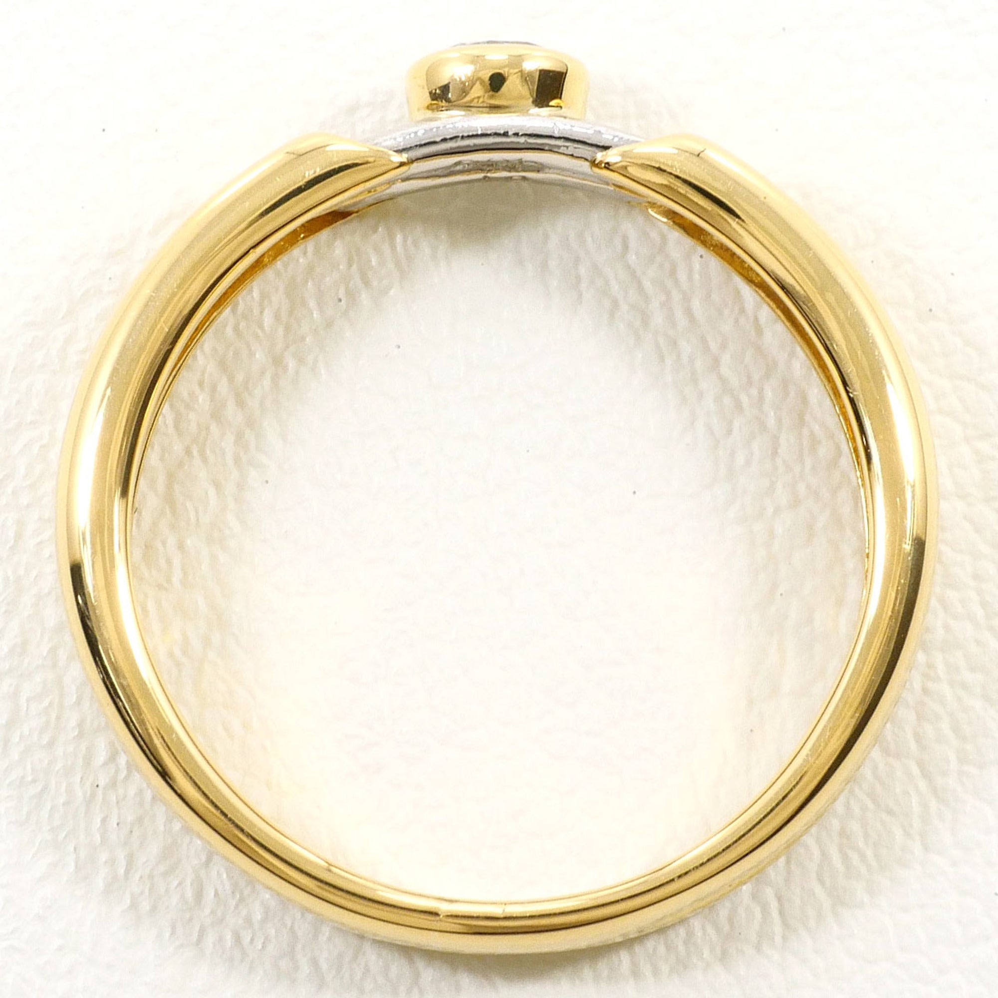 Unbranded Platinum Yellow Gold Yellow Gold (18K) Platinum Band Ring (Pre-Owned)
