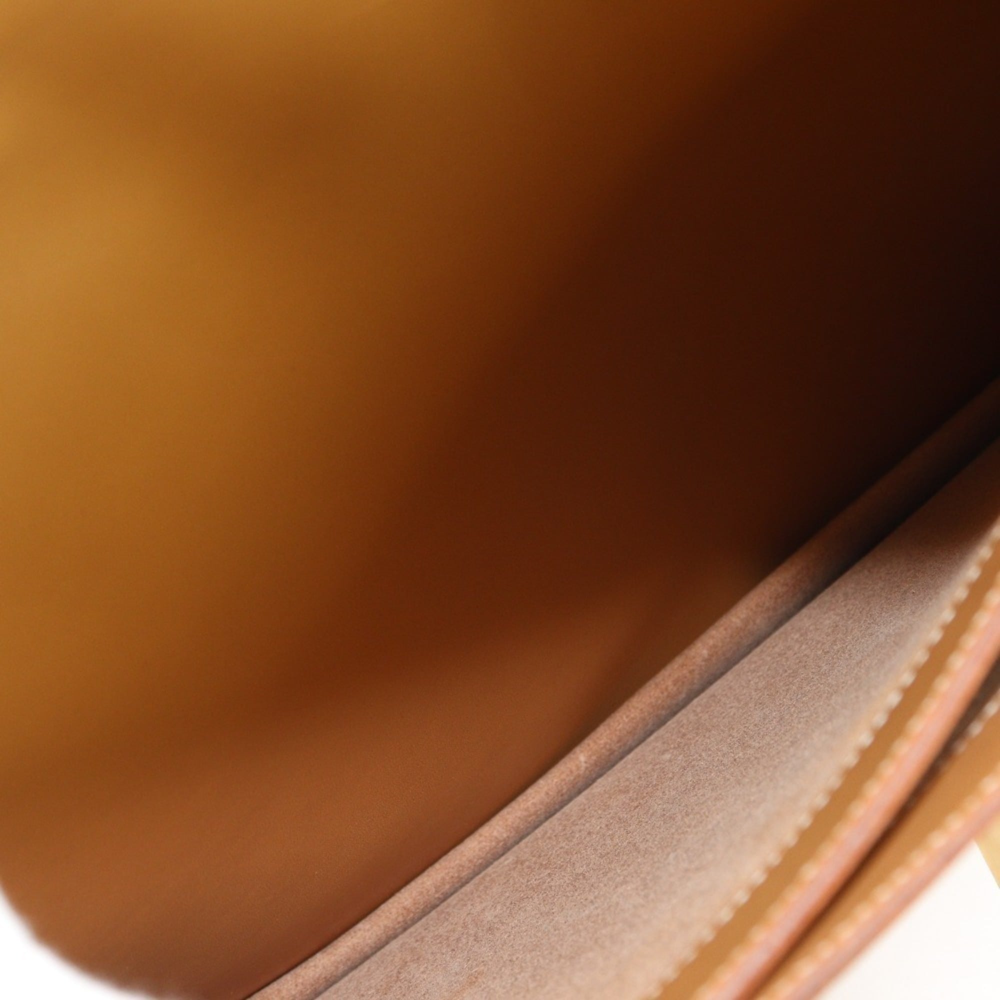 Hermes Sac A Depeche Brown Natural Yellow Box Calf Leather Briefcase (Pre-Owned)