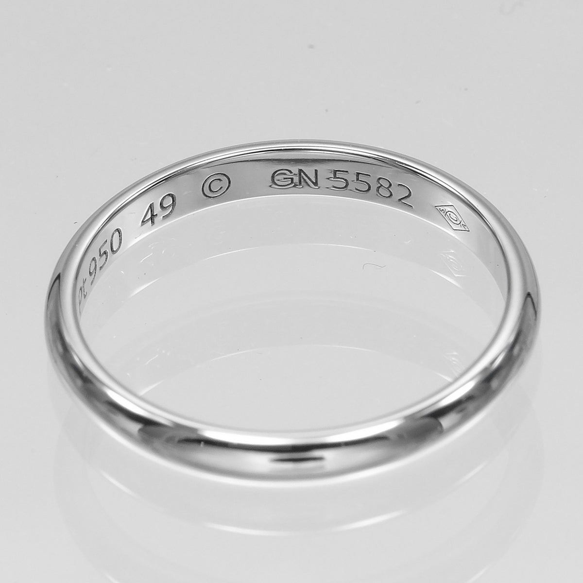 Cartier Platinum 950 Band Ring (Pre-Owned)