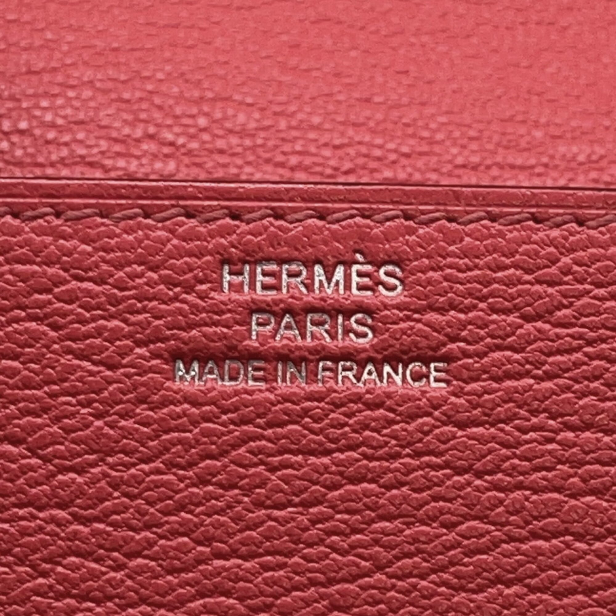 Hermes Kara Chevre Myzore Leather Coin Purse/Coin Case (Pre-Owned)