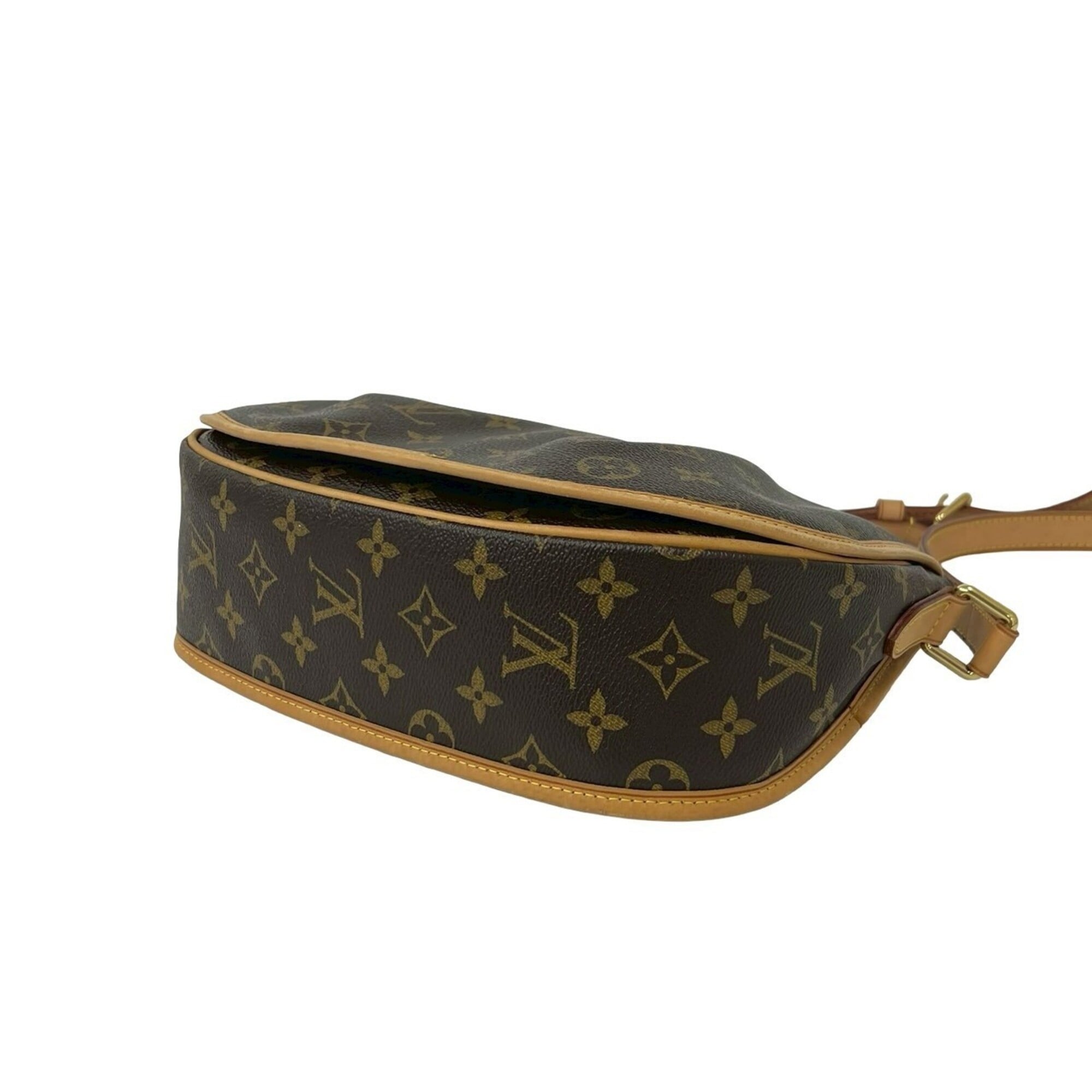 Louis Vuitton Brown Leather Pvc Pochette Shoulder Bag (Pre-Owned)