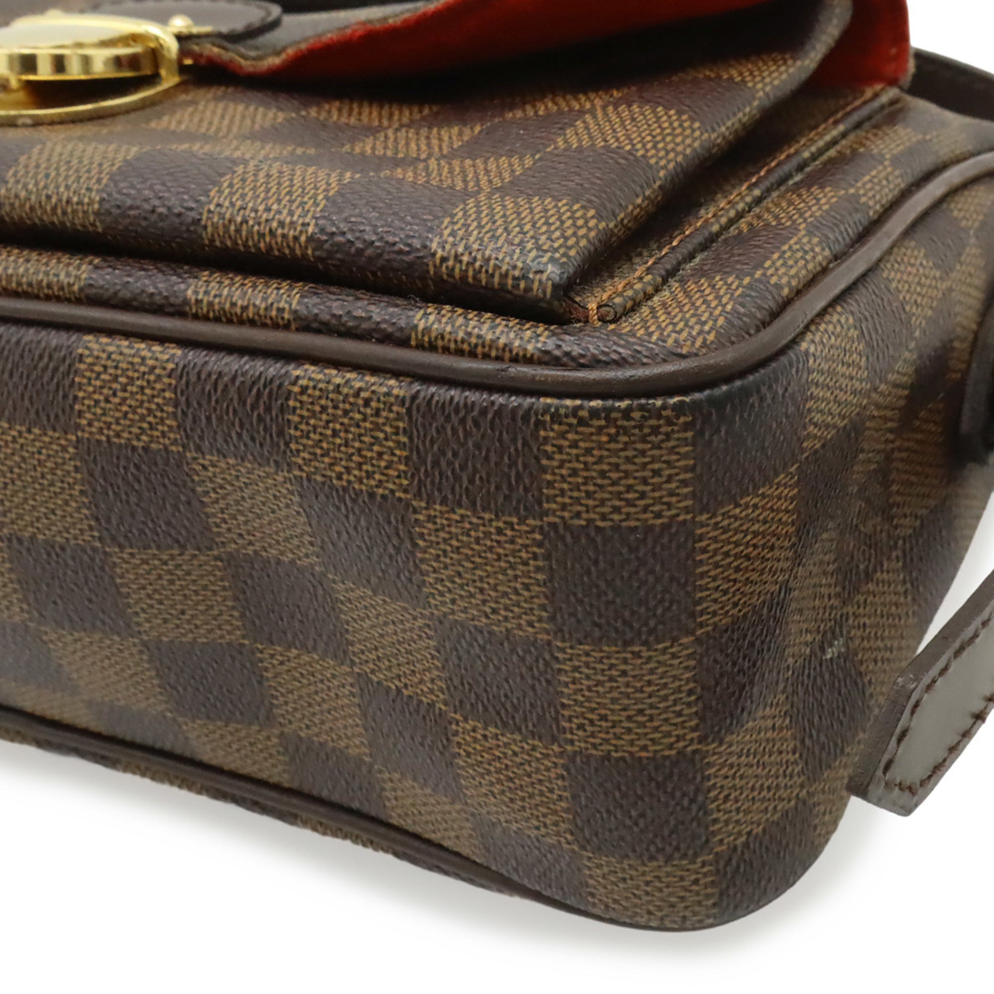 Louis Vuitton Brown Damier Canvas Damier Canvas Pvc Shoulder Bag (Pre-Owned)
