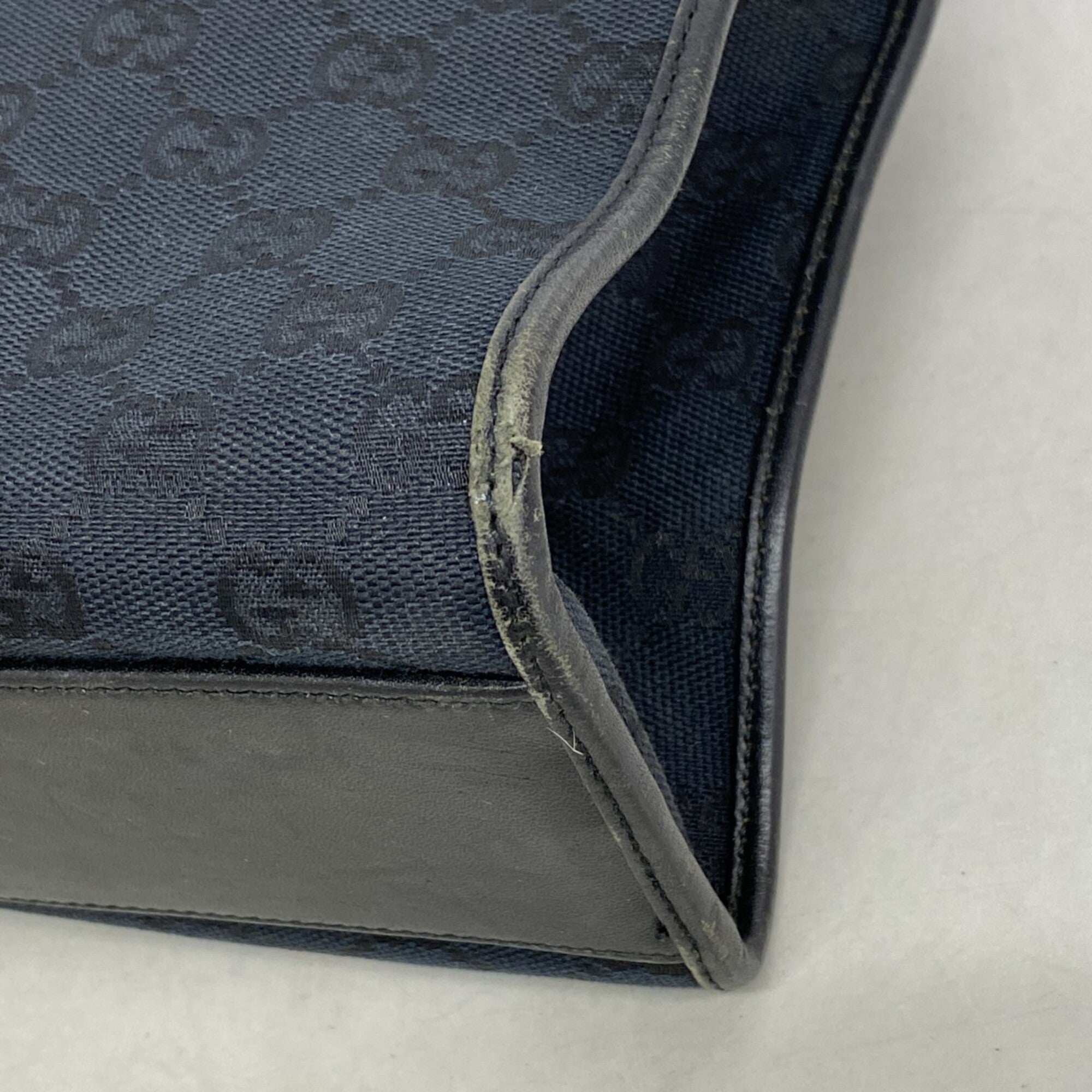 Gucci Black Canvas Handbag (Pre-Owned)
