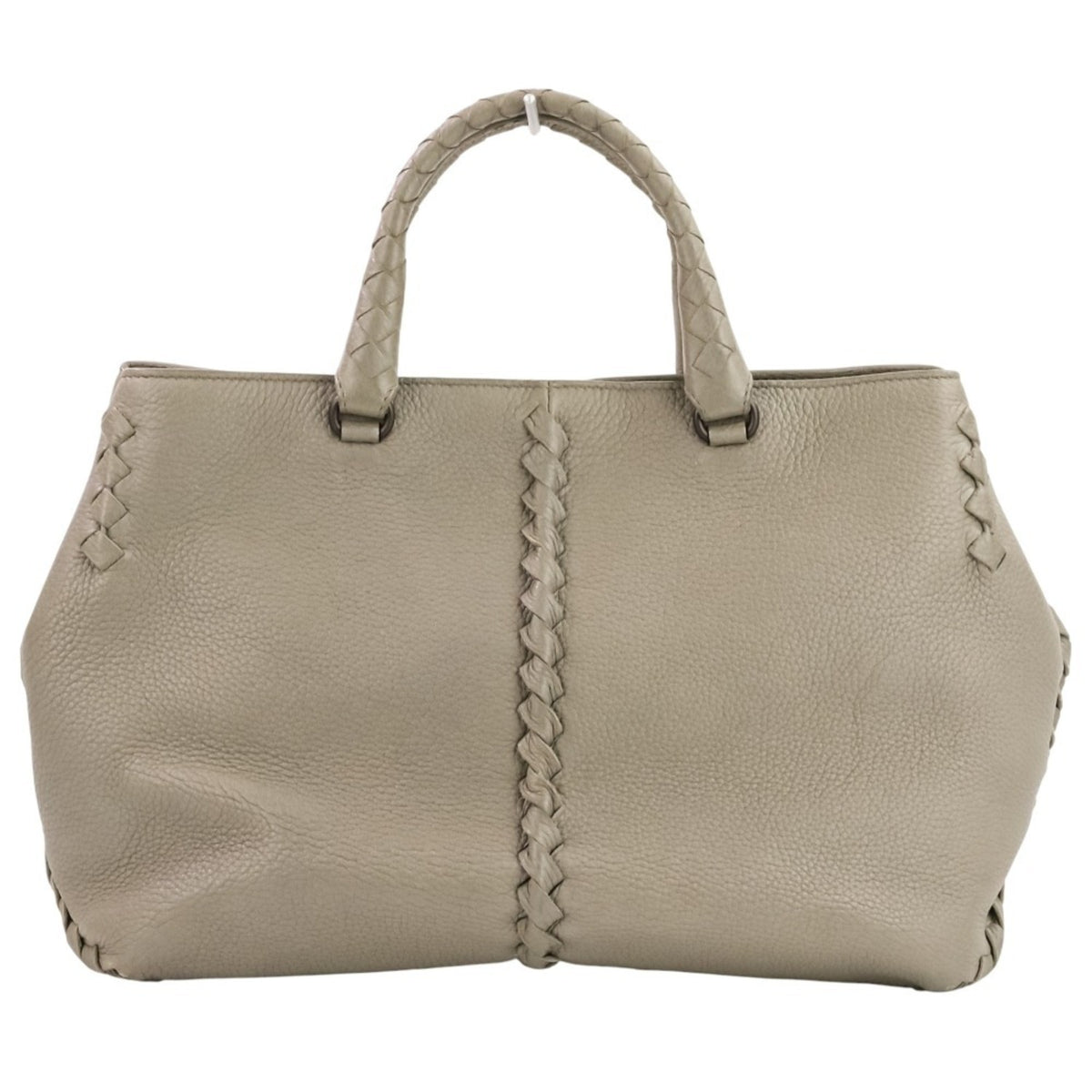 Bottega Veneta Gray Handbag (Pre-Owned)