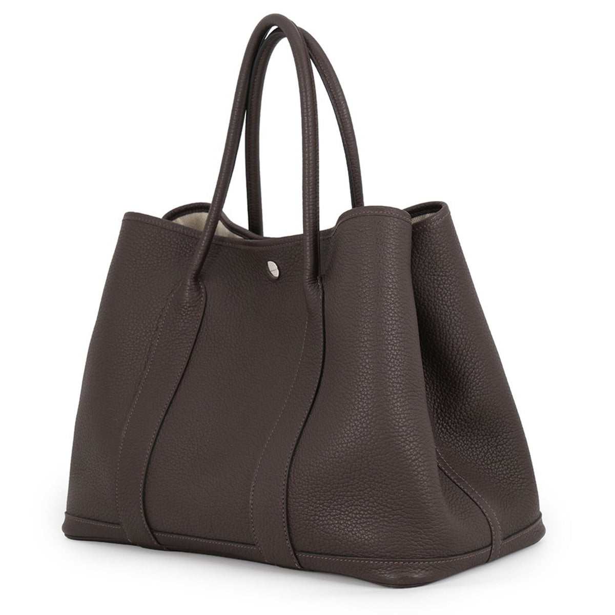 Hermes Ebene Negonda Leather Handbag Tote Bag (Pre-Owned)