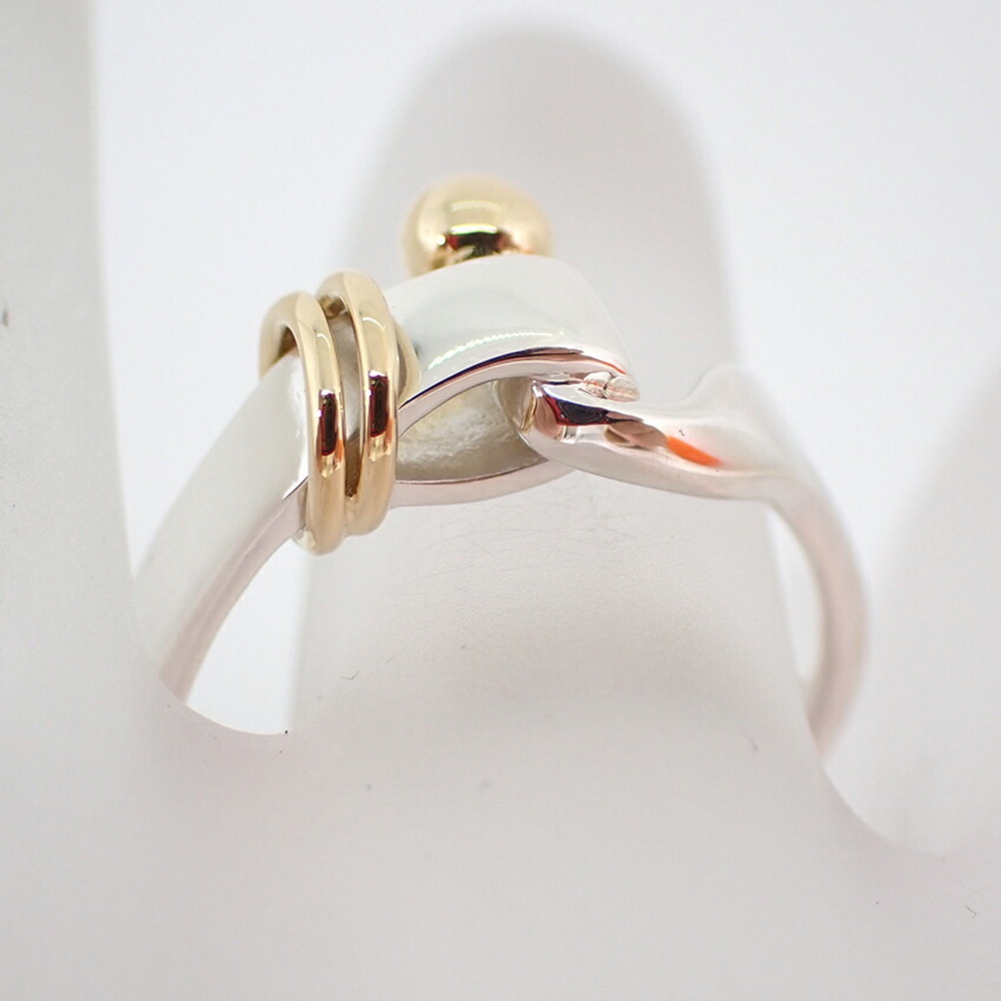 Tiffany Yellow Gold (18K) Sterling Silver 925 Band Ring (Pre-Owned)