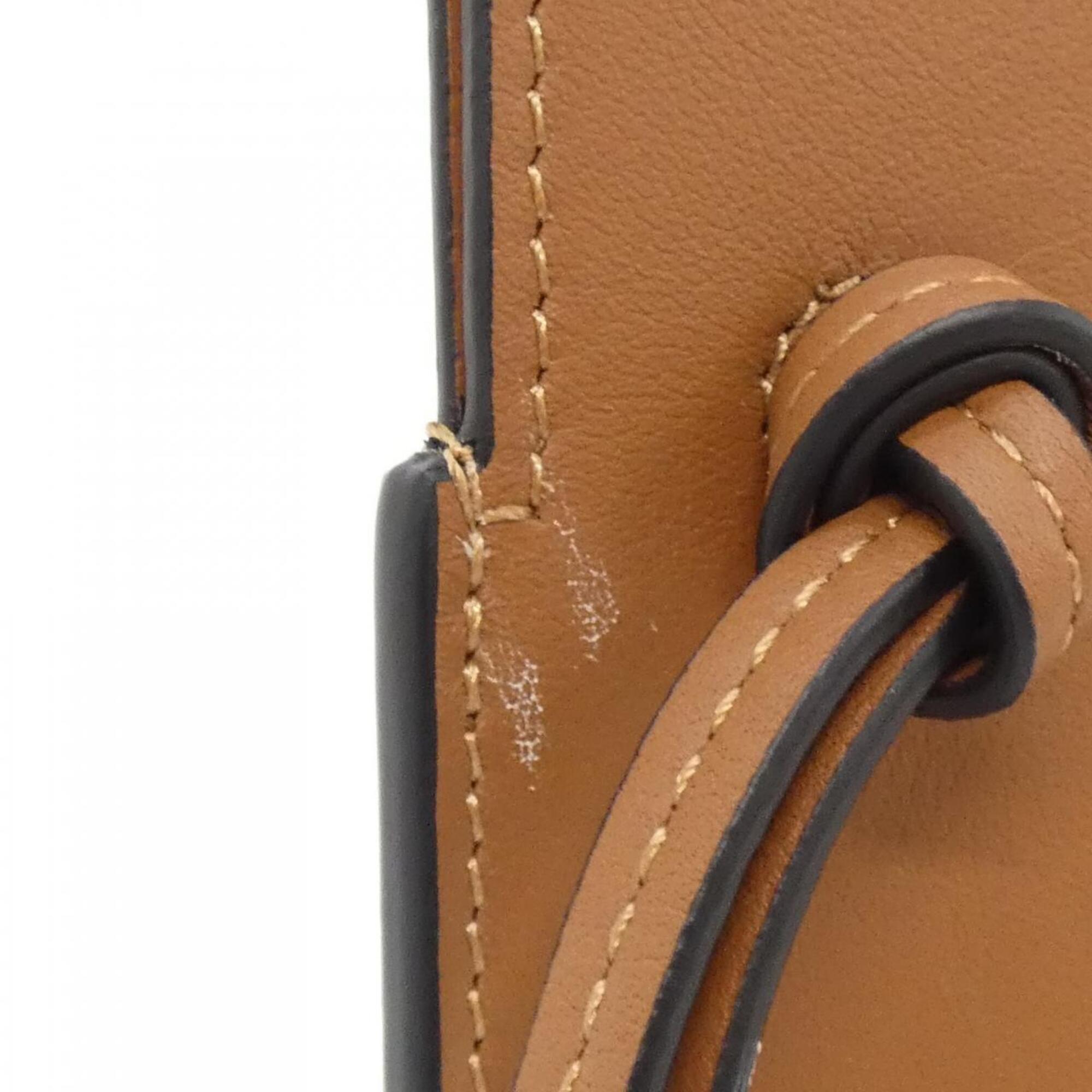 Loewe Brown Leather Shoulder Bag (Pre-Owned)