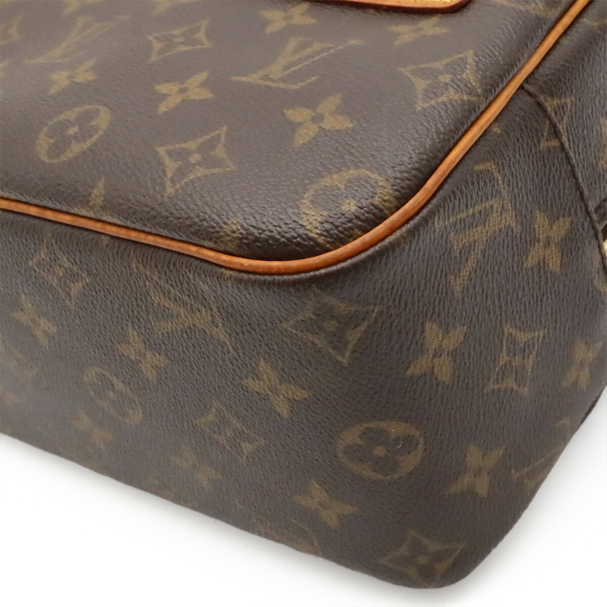Louis Vuitton Brown Monogram Canvas Pvc Coated Canvas Shoulder Bag (Pre-Owned)