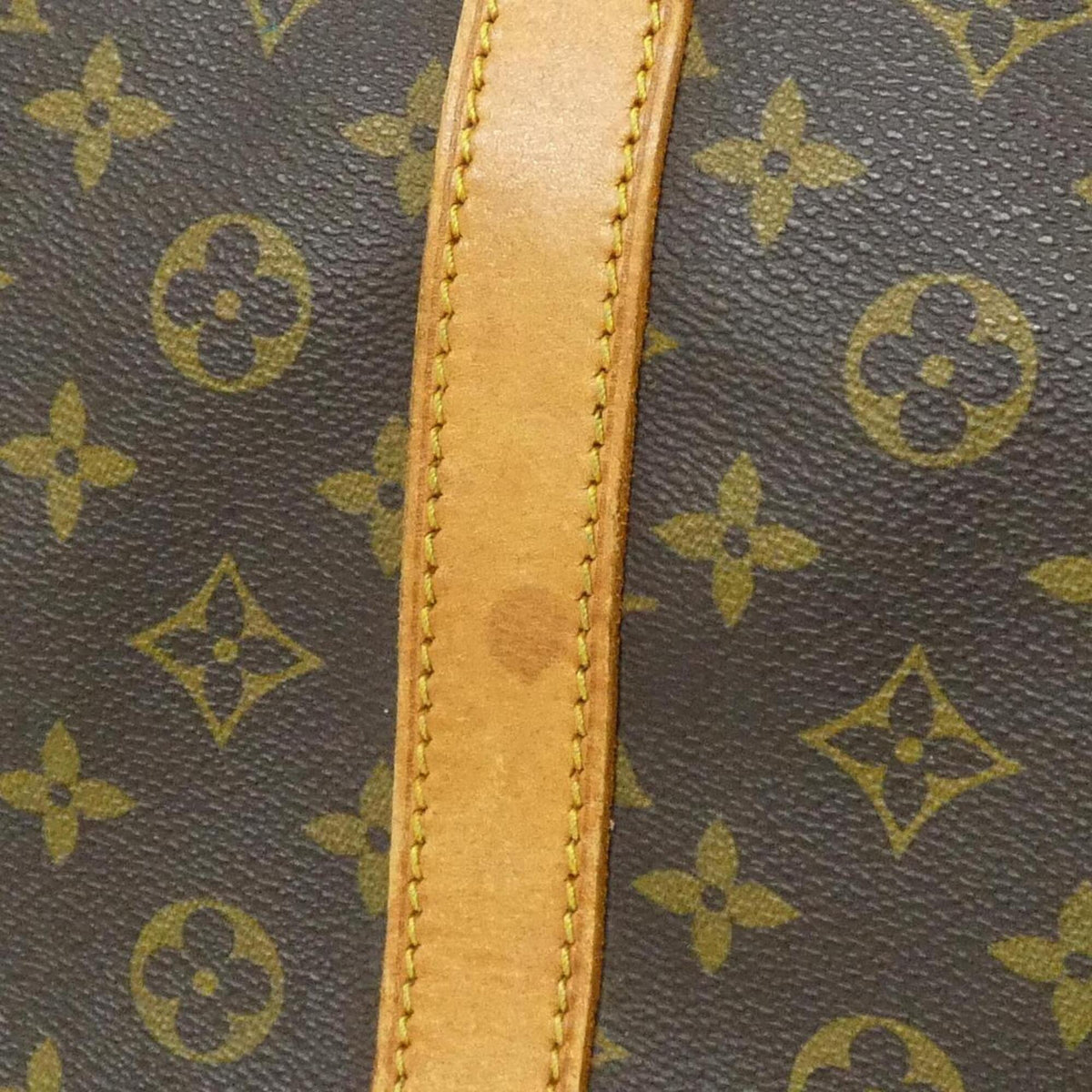Louis Vuitton Monogram Marron Coated Canvas Boston Bag (Pre-Owned)