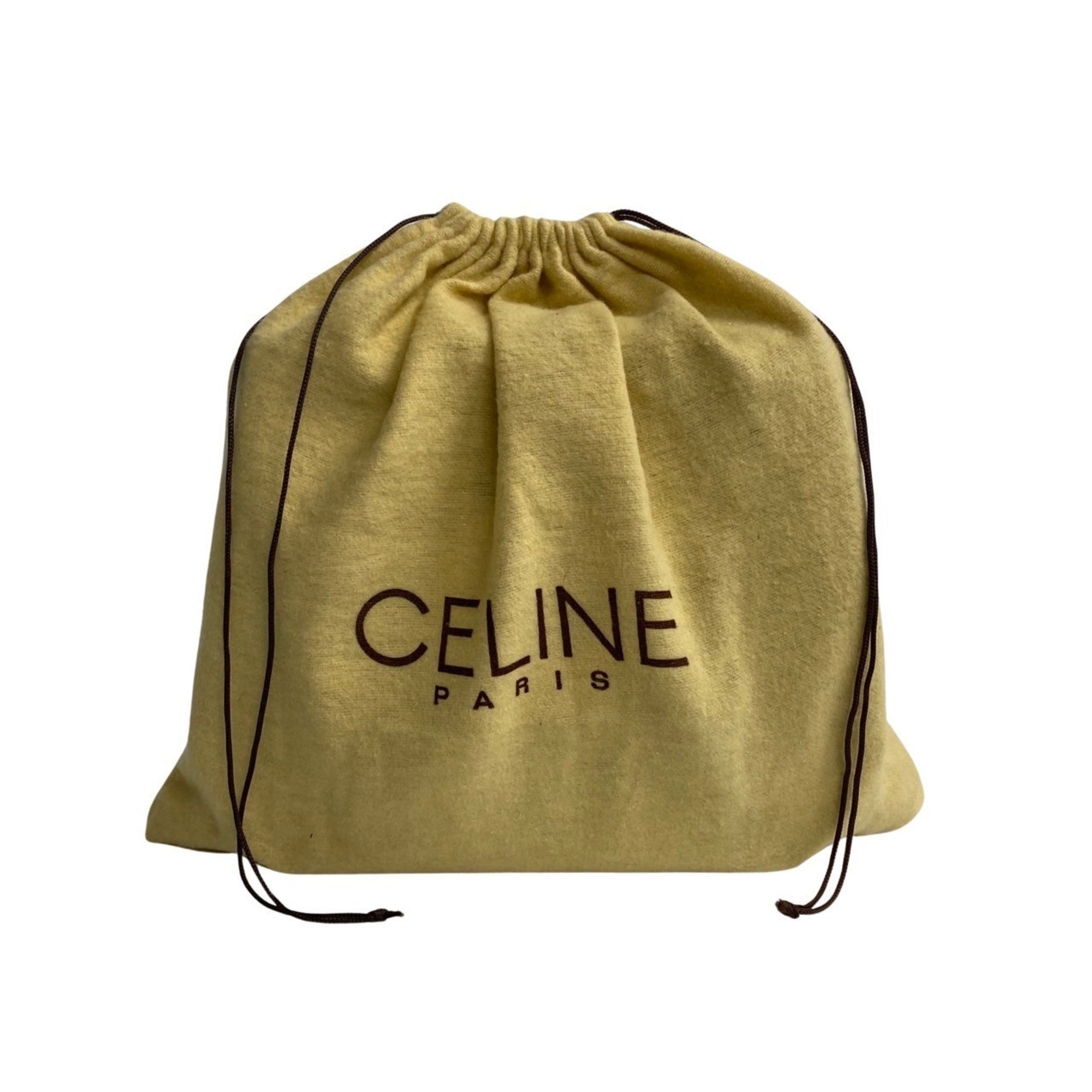 Celine Black Leather Pochette Shoulder Bag (Pre-Owned)