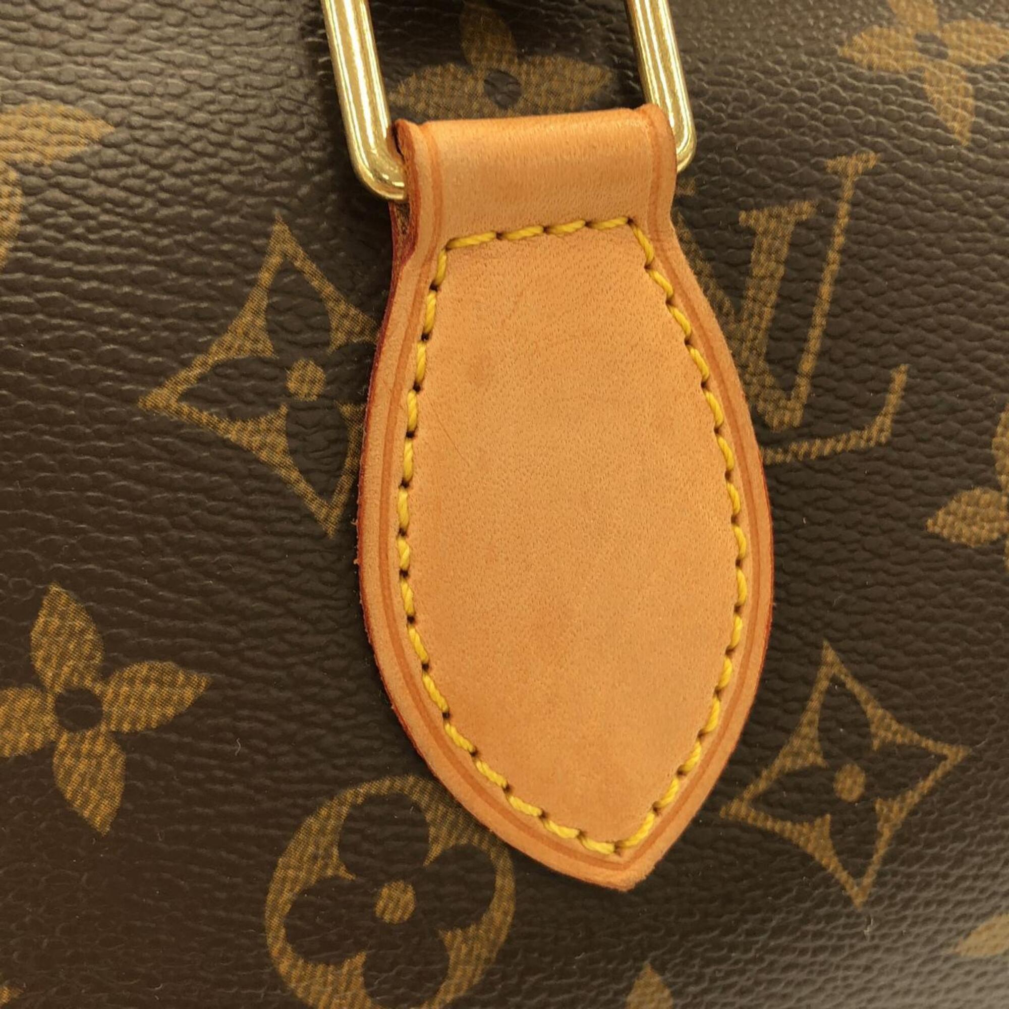 Louis Vuitton Marron Coated Canvas Handbag (Pre-Owned)