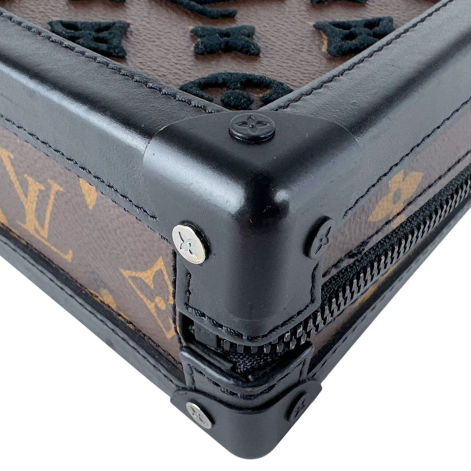 Louis Vuitton Black Brown Shoulder Bag (Pre-Owned)