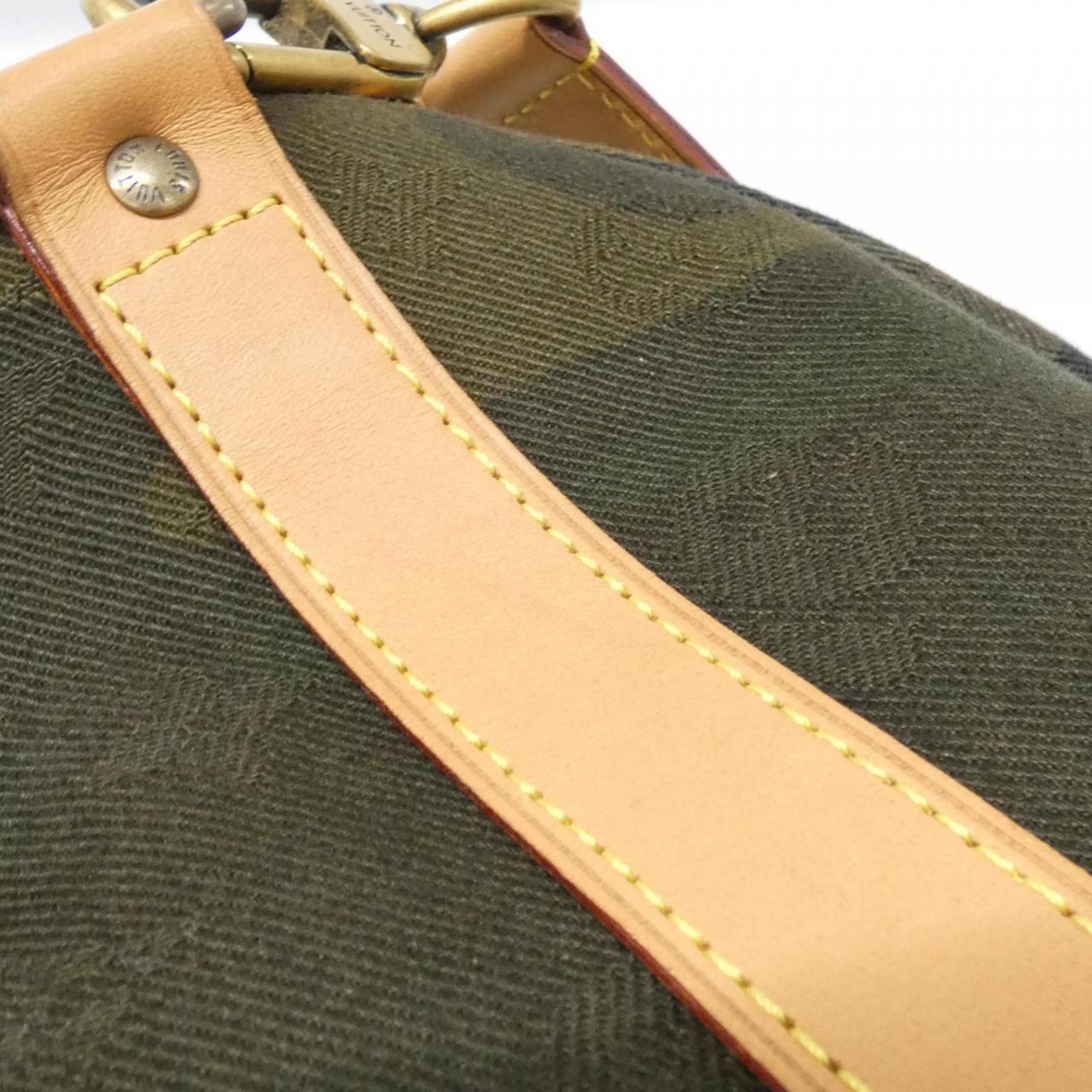 Louis Vuitton Camouflage Green Canvas Boston Bag (Pre-Owned)