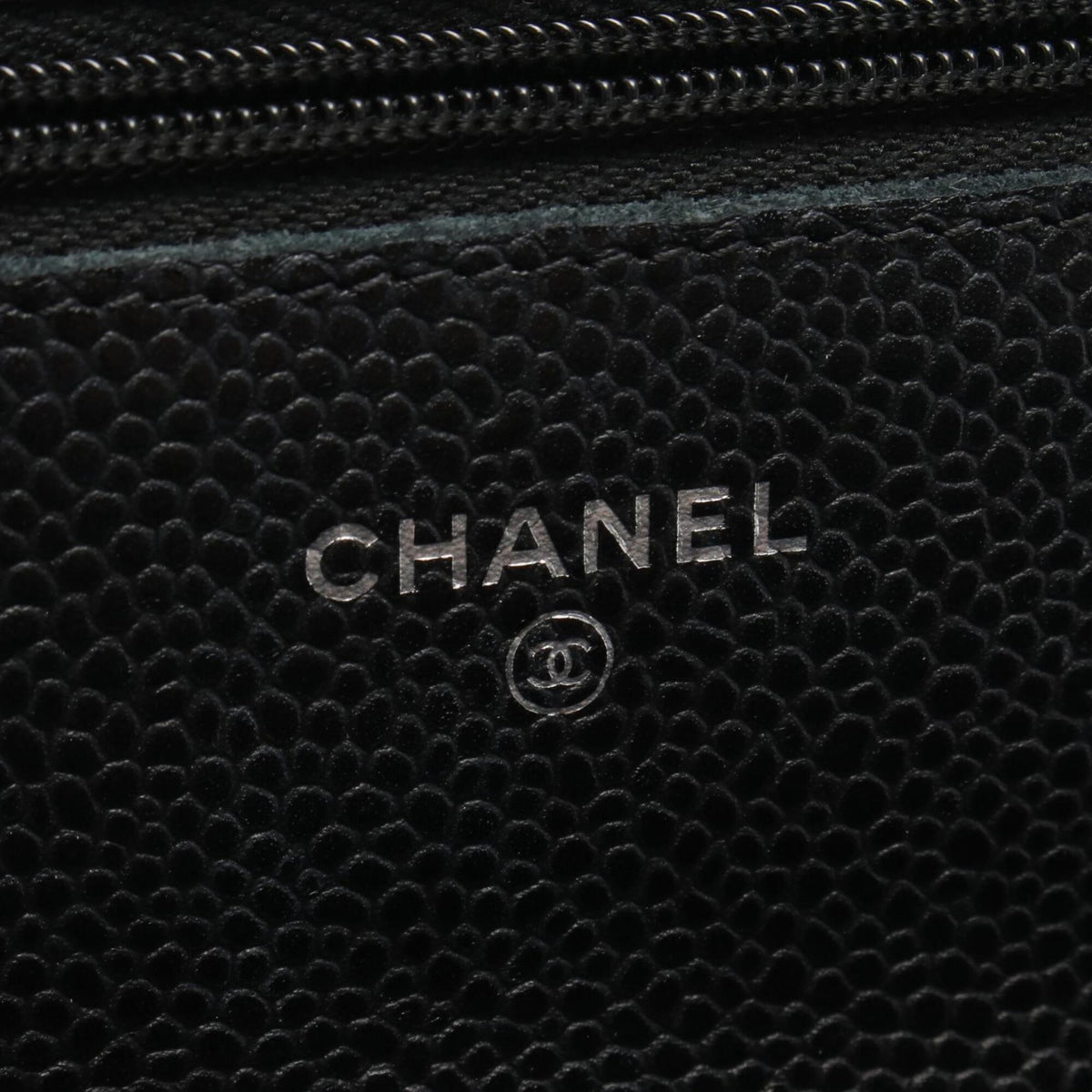 Chanel Matelasse Black Grained Calfskin Handbag Shoulder Bag (Pre-Owned)