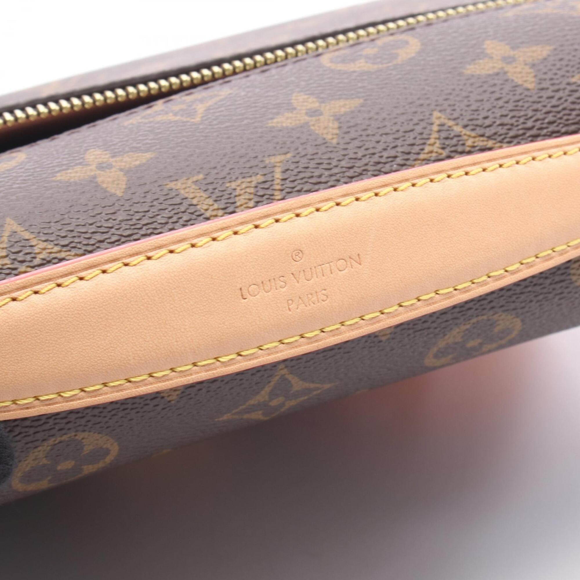 Louis Vuitton Brown Multi-Color Coated Canvas Leather Handbag Pochette (Pre-Owned)