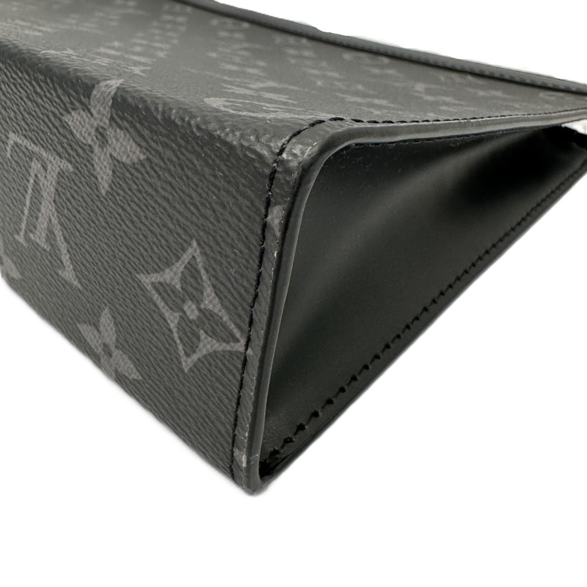 Louis Vuitton Monogram Eclipse Black Monogram Eclipse Pochette (Pre-Owned)