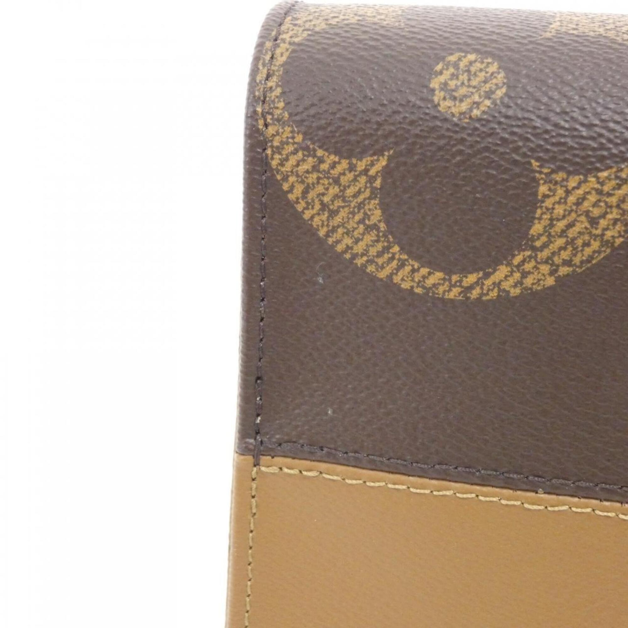 Louis Vuitton Marron Coated Canvas Handbag (Pre-Owned)