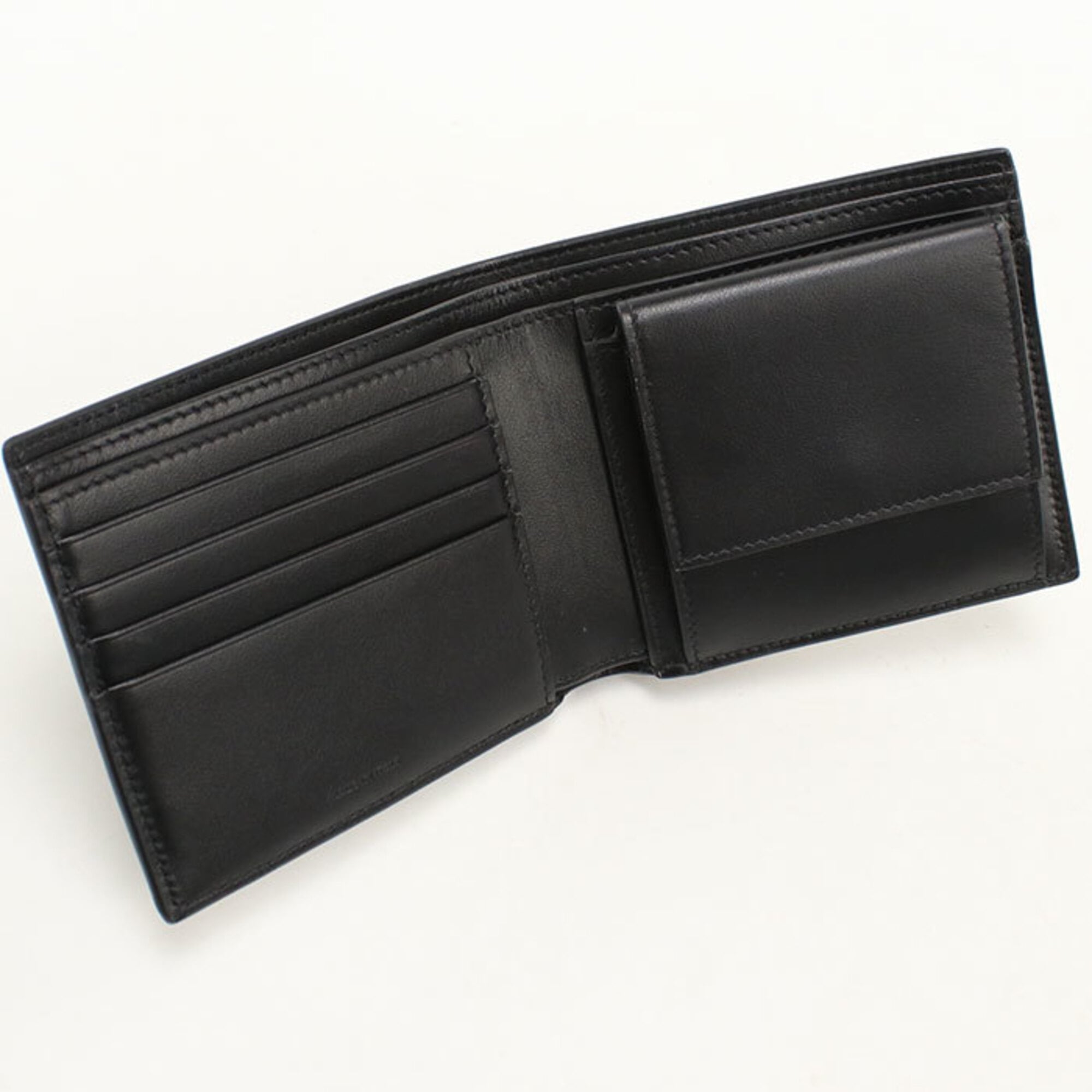 Celine Black Leather Wallet (Bi-Fold) (Pre-Owned)