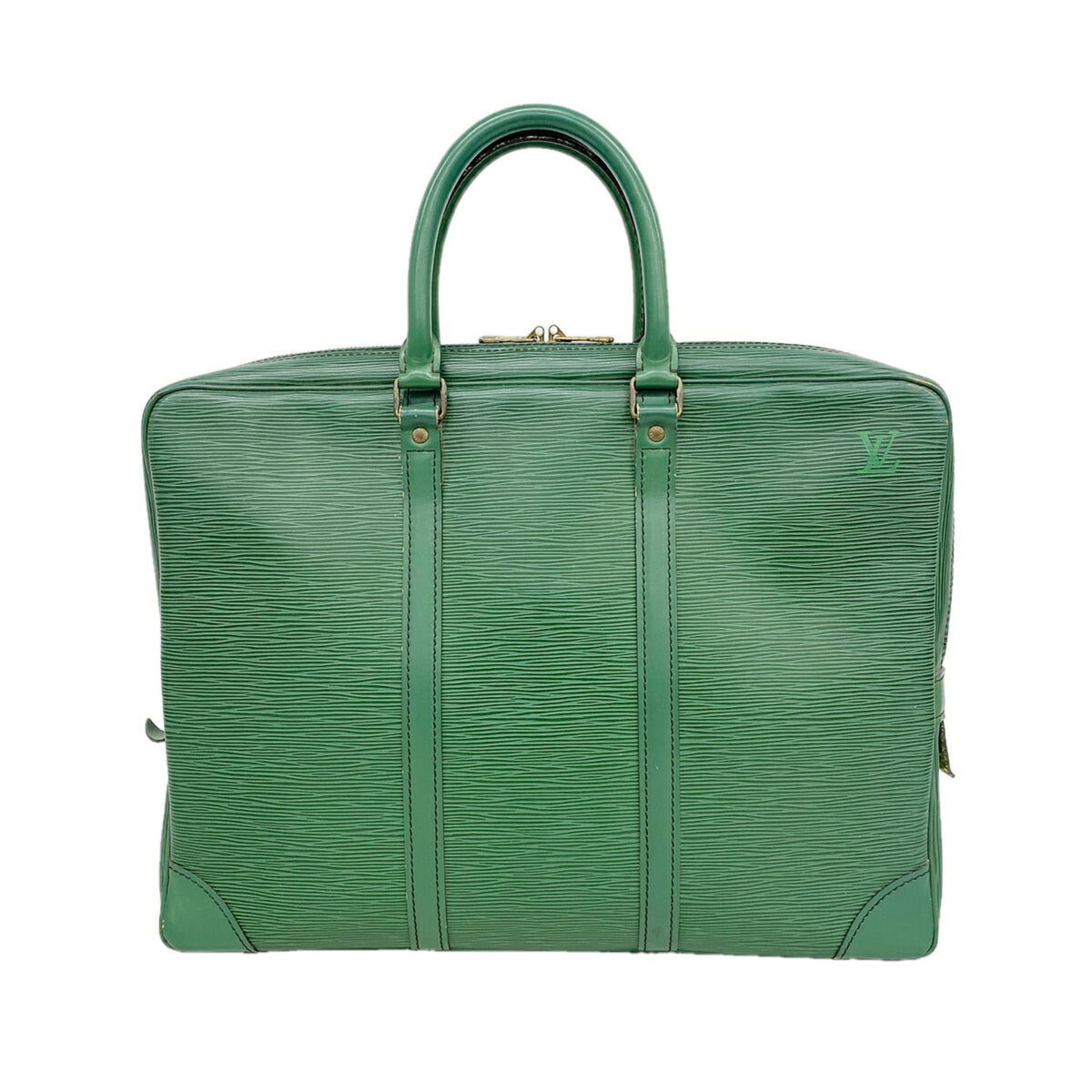 Louis Vuitton Borneo Green Briefcase (Pre-Owned)