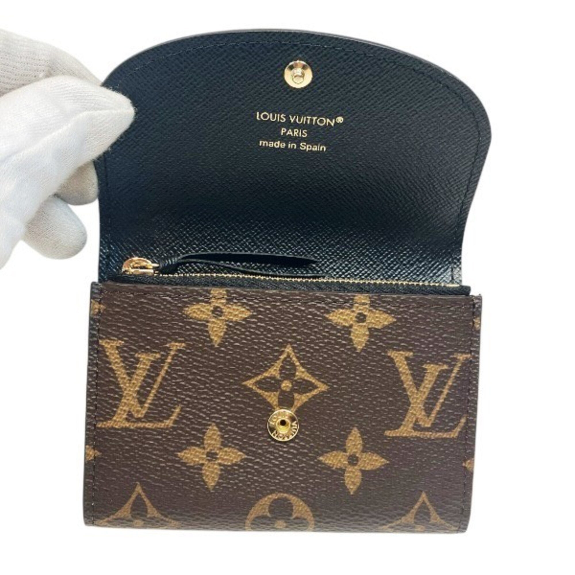 Louis Vuitton Brown Monogram Coin Purse/Coin Case (Pre-Owned)