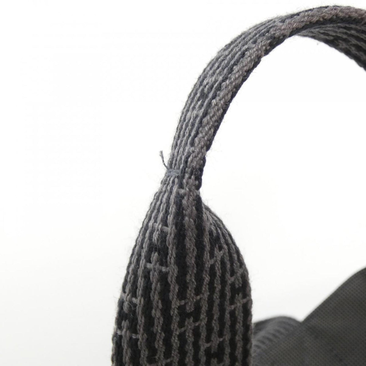 Hermes Black Canvas Handbag (Pre-Owned)