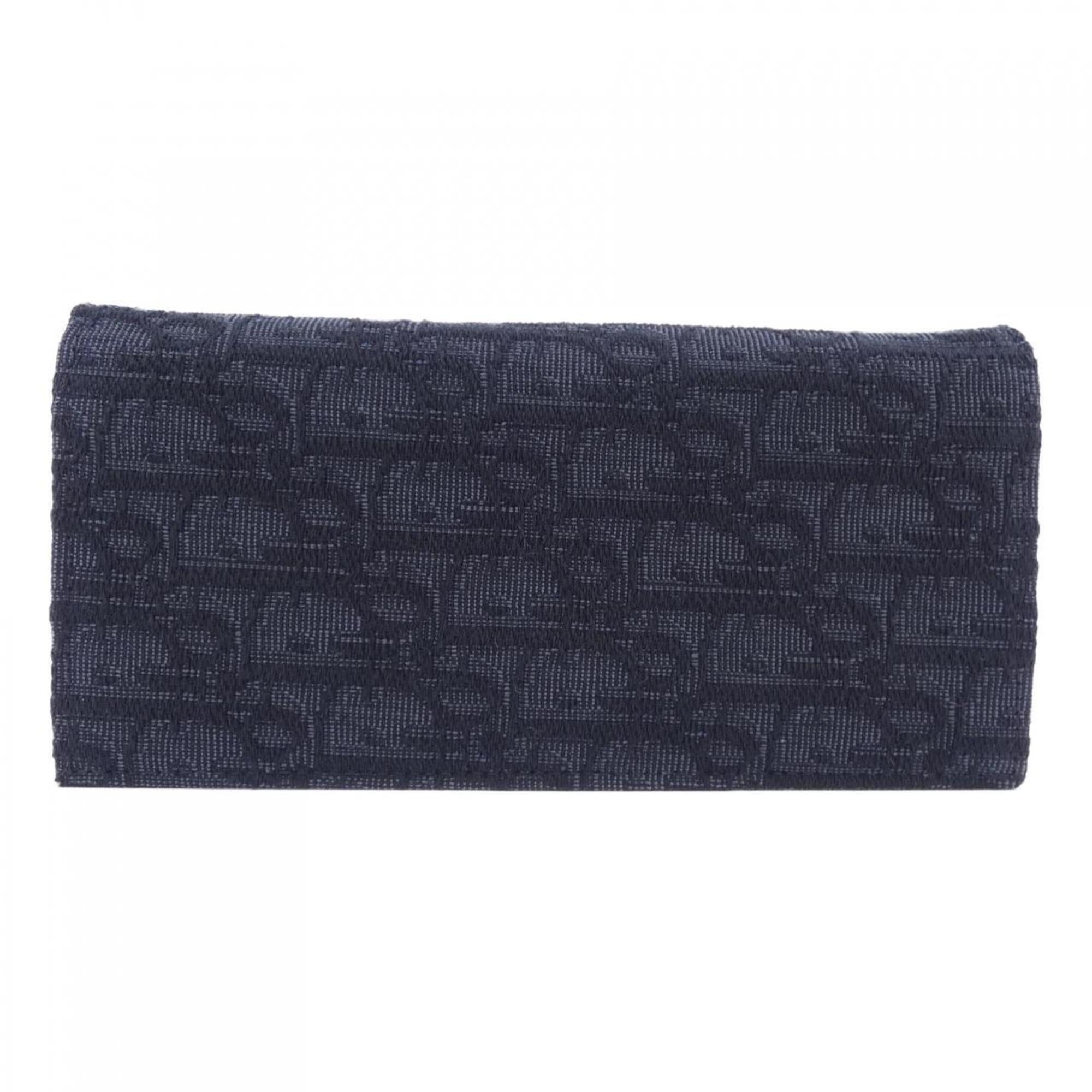 Christian Dior Black Long Wallet (Bi-Fold) (Pre-Owned)
