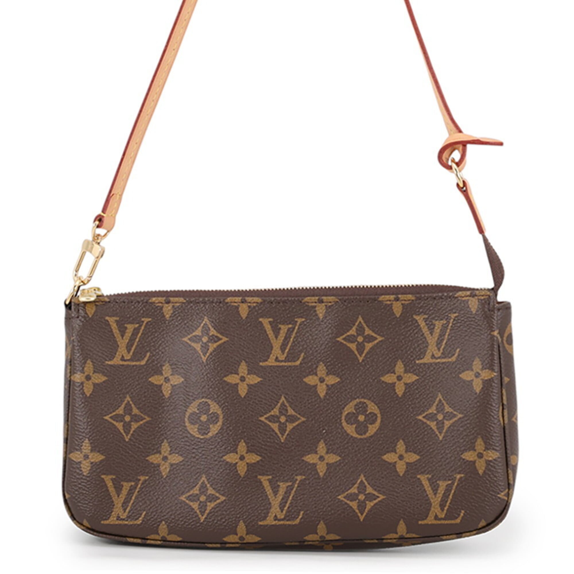 Louis Vuitton Brown Monogram Monogram Handbag Pochette Pouch (Pre-Owned)